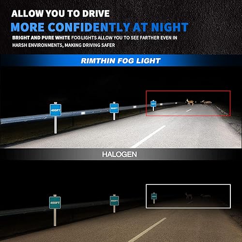 Miniatura 45 de Bombillas H4, luz antiniebla 9003/HB2, 6000K blanco frío, Plug and Play, IP67, paquete de 2