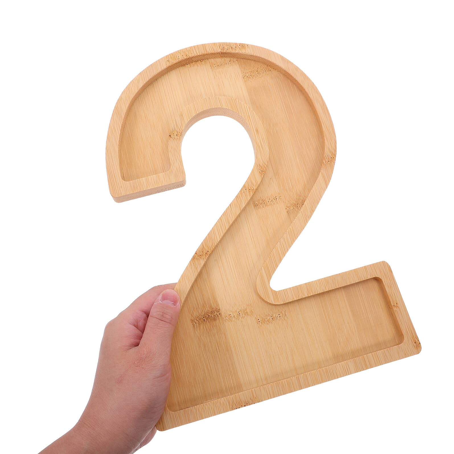 Toyvian 4piezas Bandeja de Madera para Aperitivos de Caja Rellenable para Fiestas Snacks Decoración de Navidad y Graduación Bandejas de Madera para Servir