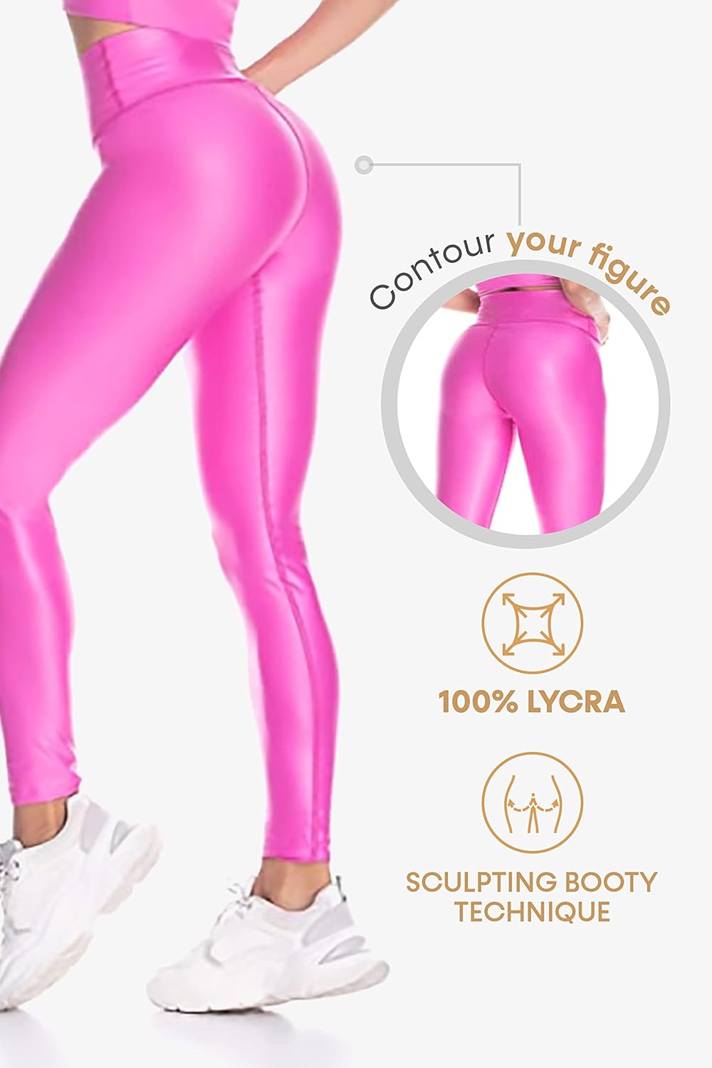 A4U Active Wear Compression Leggings Pants for Women A4U - Image 6