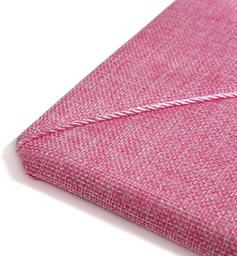 Miniatura 4 de Tablero de madera con lino de 20 x 16 pulgadas, decoración de pared, pin para colgar, marco de madera, tablero de anuncios, corcho, luz para el