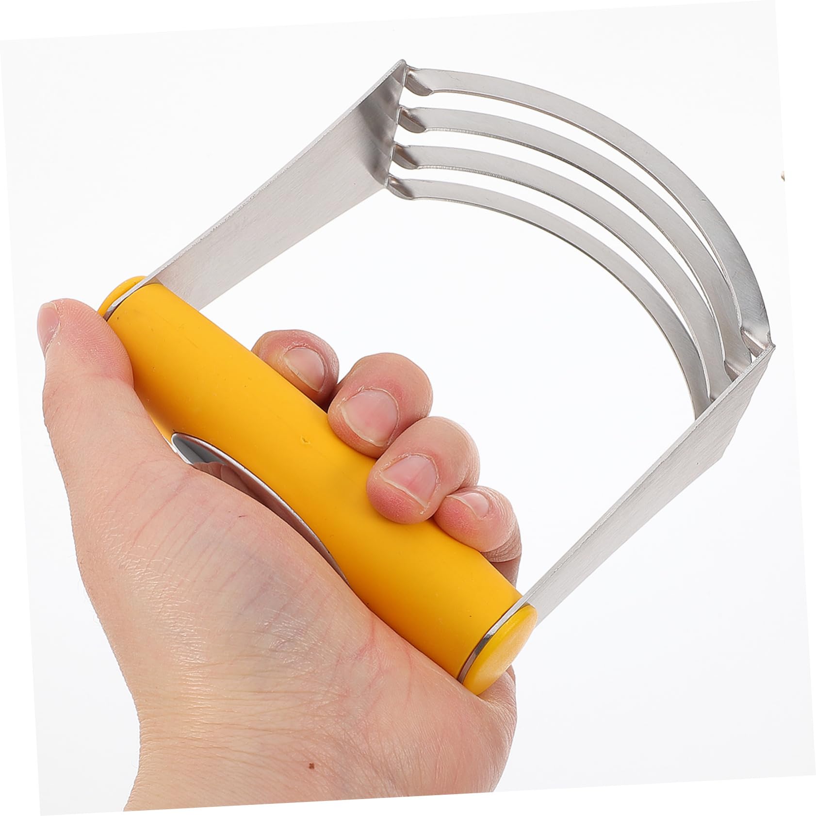 OUNONA Upgrade Your Recipes Stainless Steel Flour Mixer Dough Pastry Cutter Bench Scraper