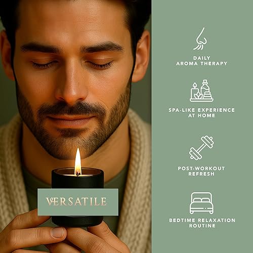 Miniatura 3 de Pecksniffs - Vela perfumada de ámbar negro y madera Oud  1 mecha, 6.49 onzas