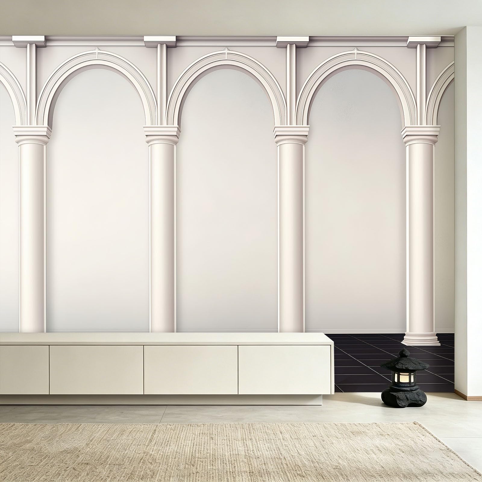 Générique Nowoczesna tapeta panoramiczna europejska - tapeta z włókniny z łuku, fototapeta ścienna do salonu, sypialni i pokoju dziecięcego - 350 x 256 cm