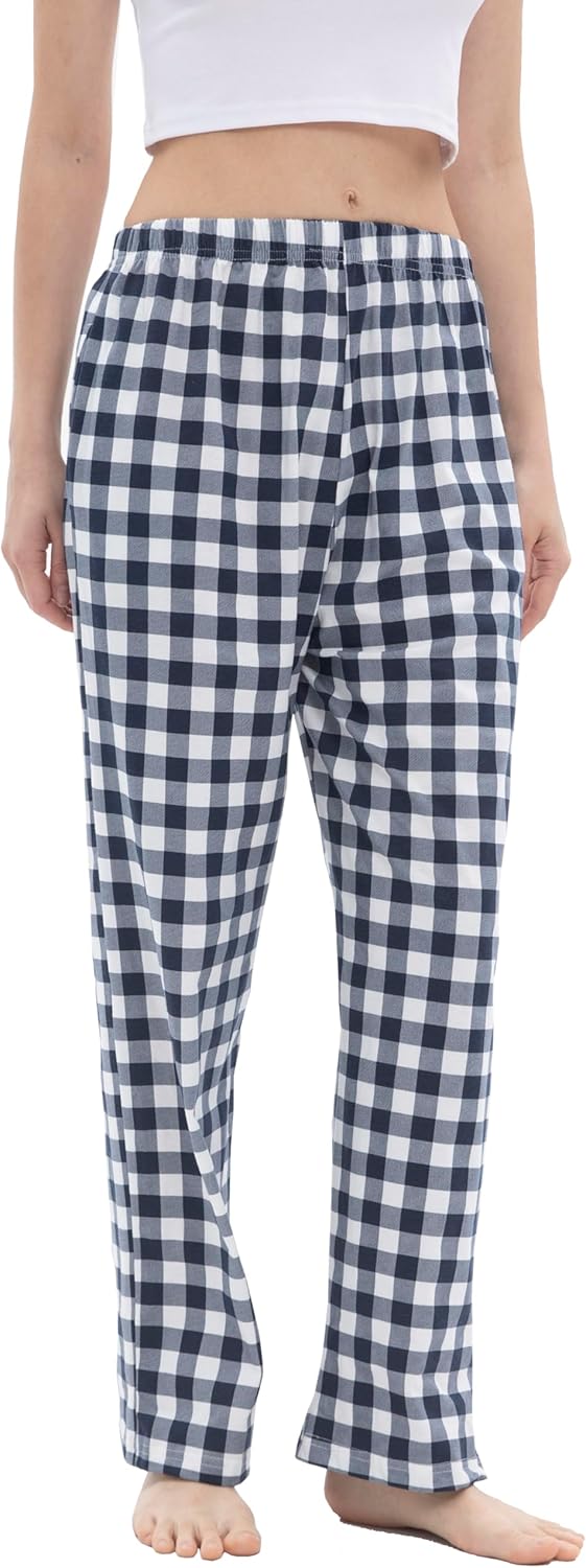 SAMGU Women's Pajama Pants, Soft Cotton Sleep Lounge Pants, Comfy Homewear pjs, Elatic Waist Pajama Bottom Pants for Women