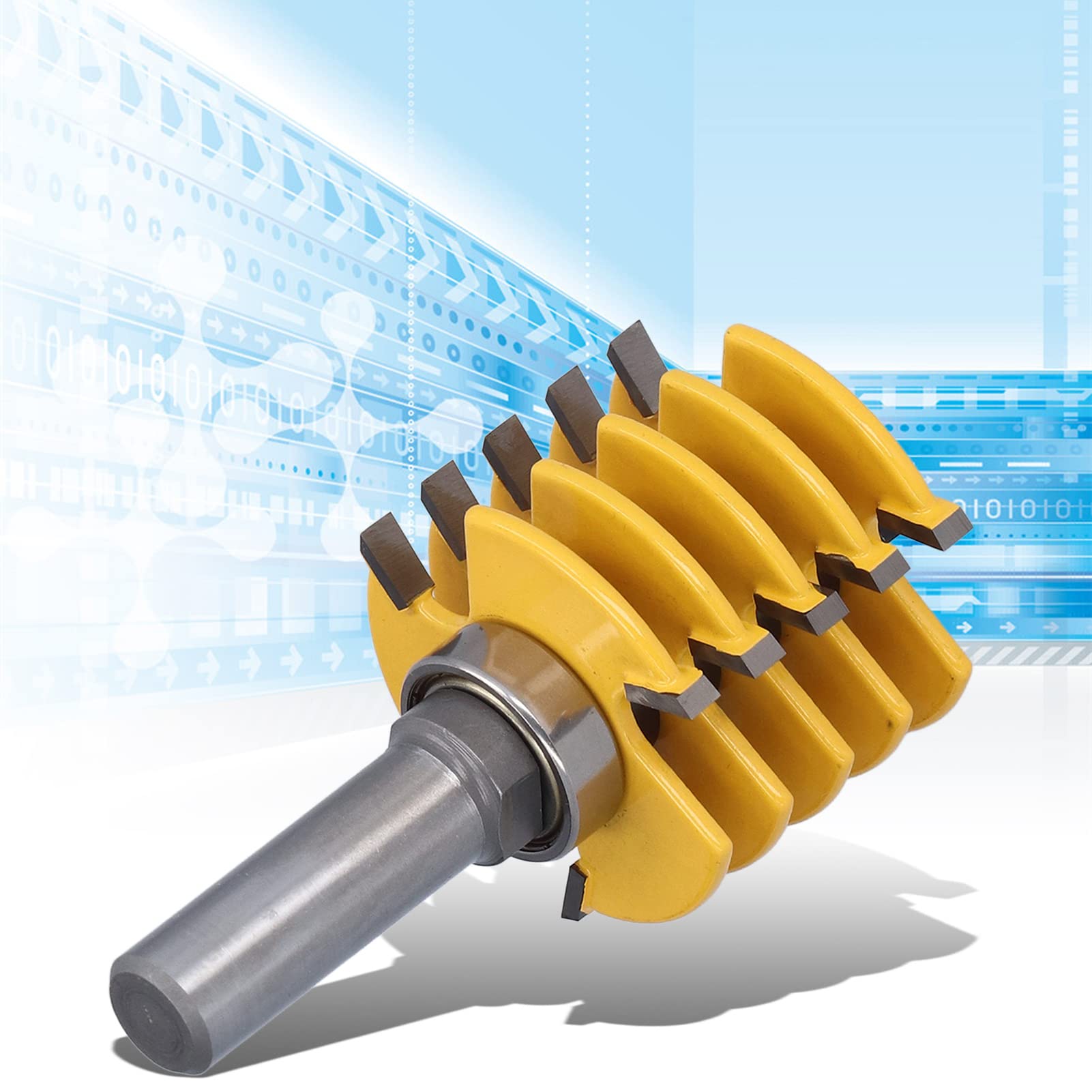 Punta per fresa per giunti a dita da 1/2 pollice, punta per fresa per la lavorazione del legno, fresa CNC per aumentare l'efficienza e la precisione nelle attività di lavorazione