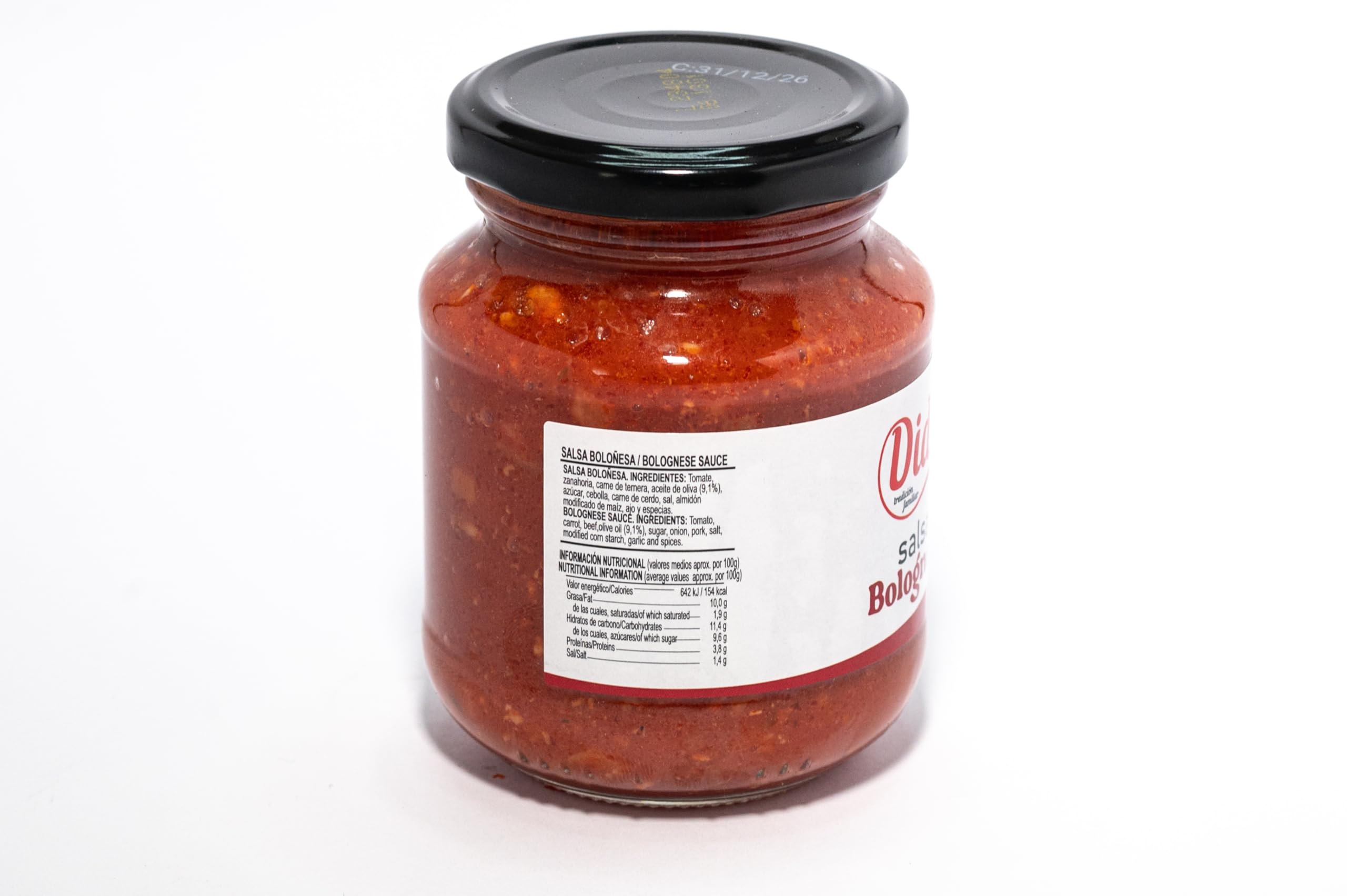 DIDI SALSA BOLOGNESA TARRO 300GR