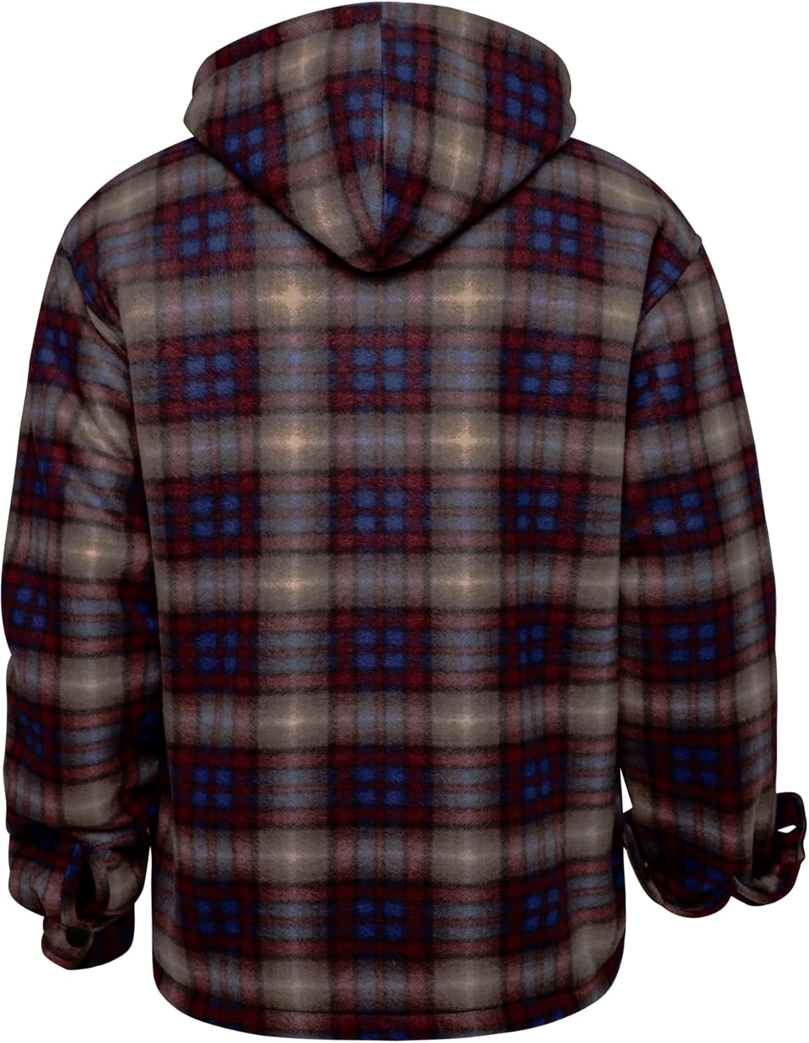 Yasumond Hoodies for Men Zipper Fleece Sweatshirt Heavy Sherpa Lined Hooded Warm Winter Coats Big Tall - Image 3