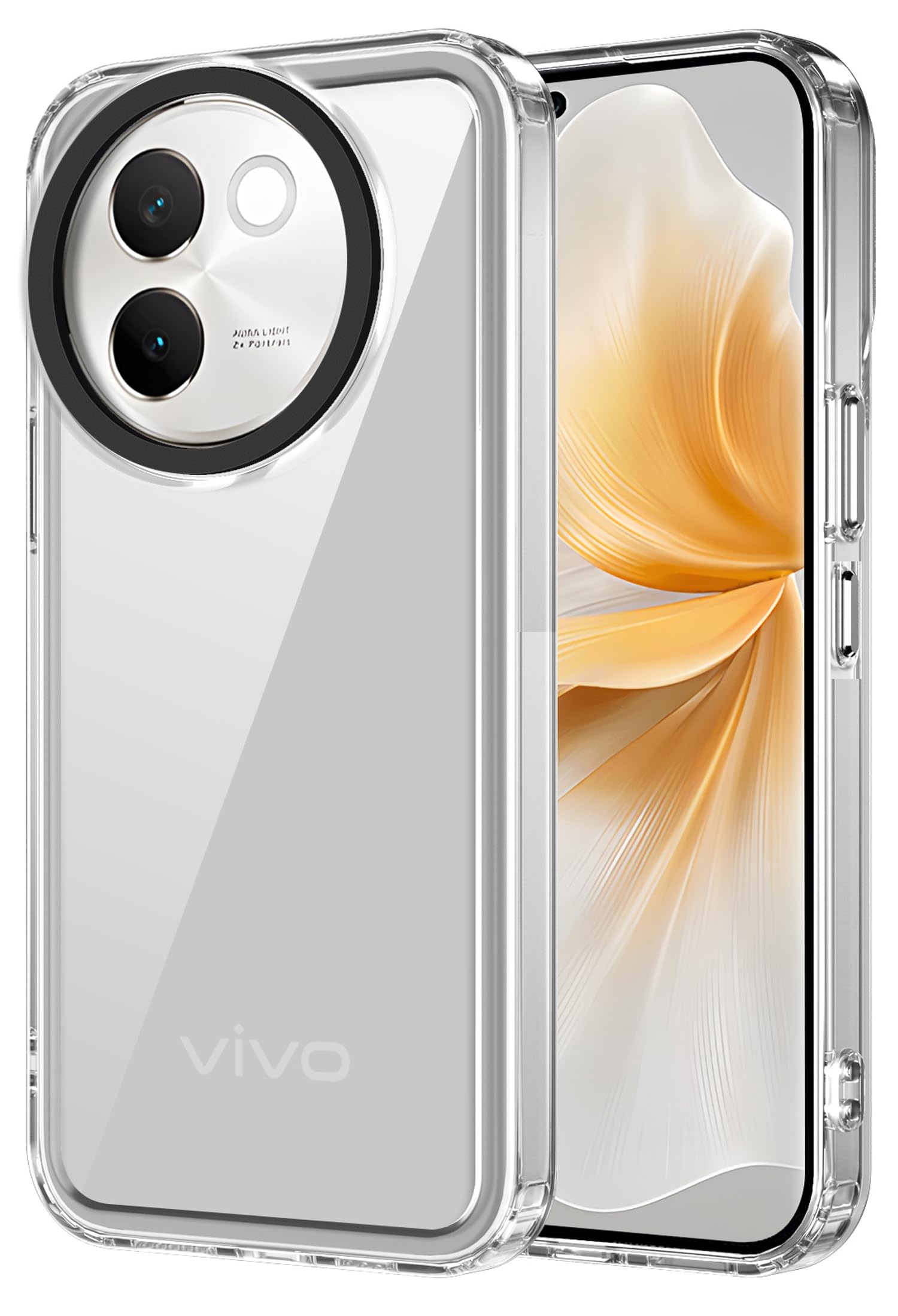 Kapa Warrior Acrylic Clear Back Cover for Vivo V30E (5G) | Slim Shockproof [Military Grade Protection] Hybrid Bumper Case (Clear Sides) (B0D5KJHKFP) Amazon Price History, Amazon Price Tracker