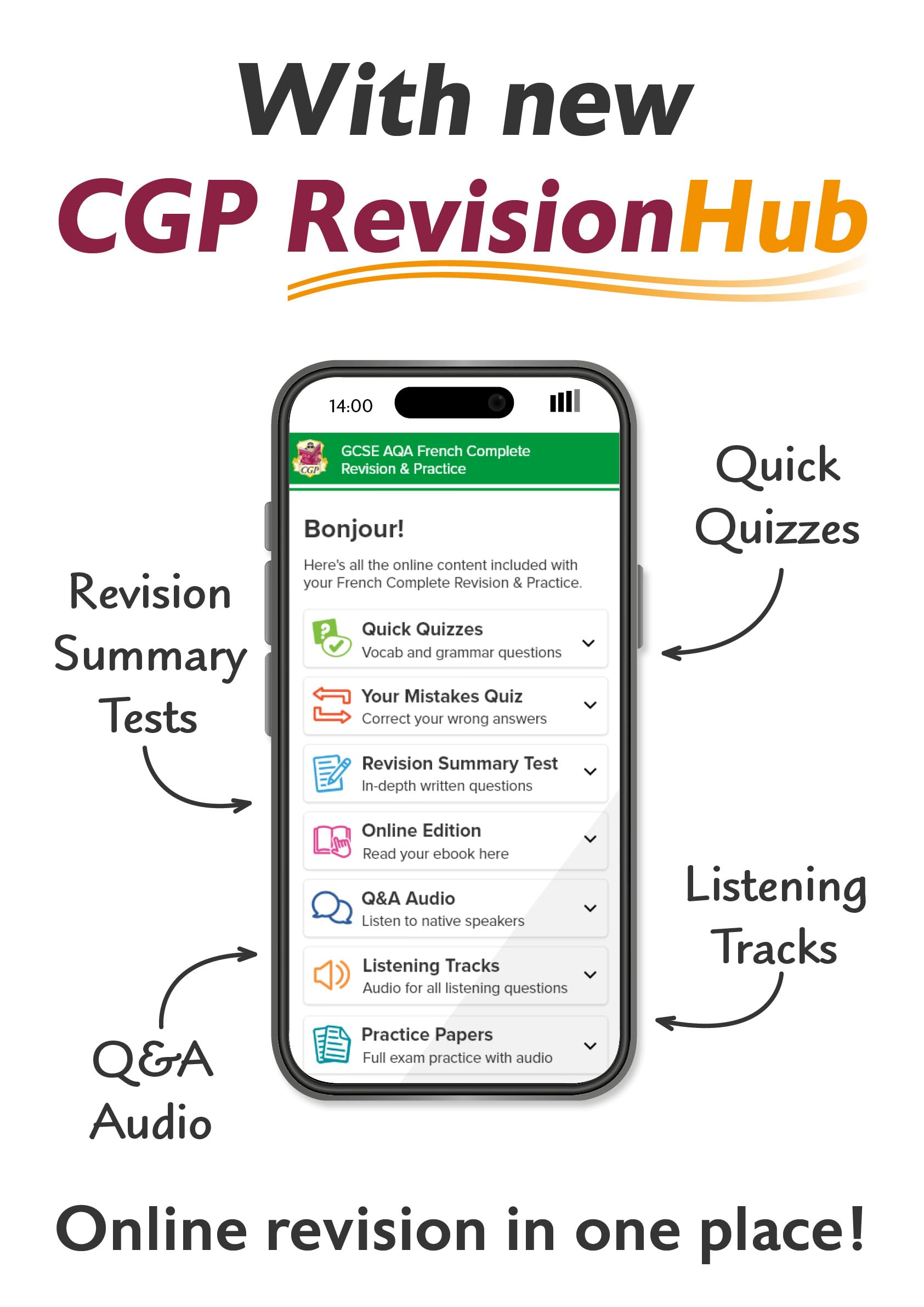 New GCSE German AQA Complete Revision & Practice with CGP RevisionHub (for exams from 2026) (CGP AQA GCSE German)
