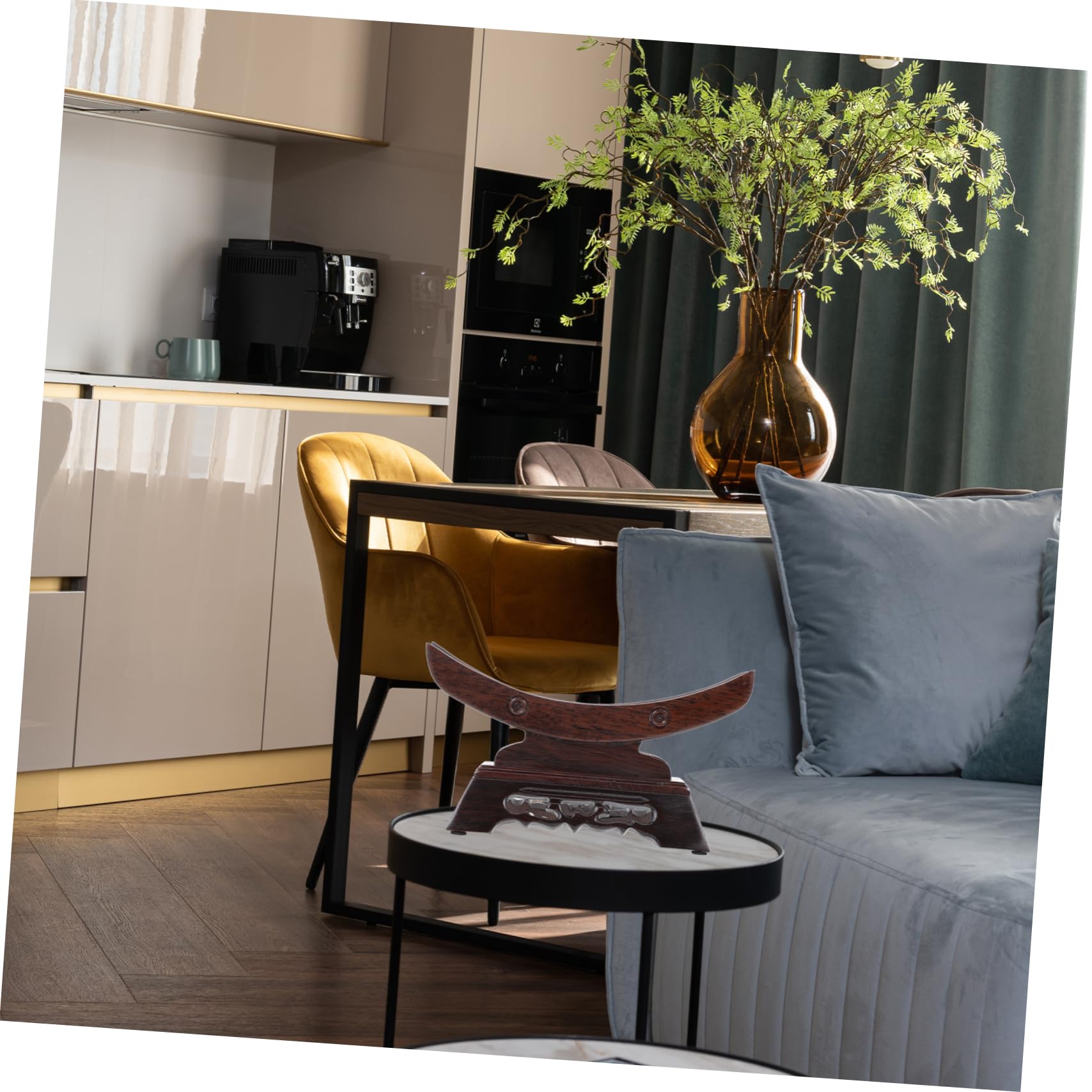 MUSISALY Household Decorative Sword Stand Elegant Desktop Display Rack for present for Festivals Birthdays Home Accessory for Game Rooms Living Spaces