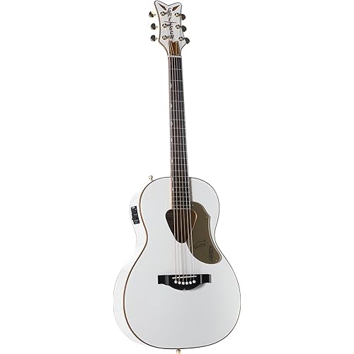 Gretsch G5021WPE Penguin Parlor Acoustic Electric Jumbo Non-Cutaway White w/Fishman Pickup System