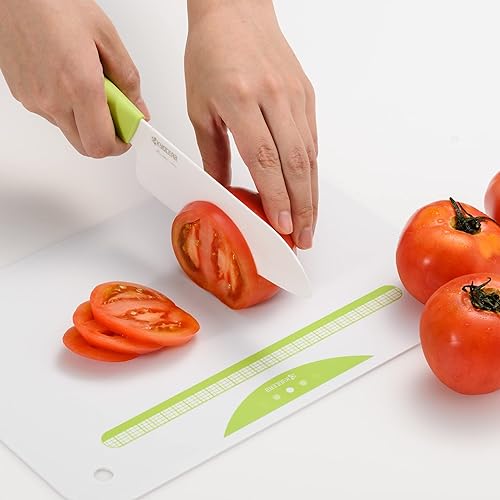 Vista 21 de KYOCERA Revolution Juego de cuchillos de cerámica de 2 piezas: cuchillo de chef para tus necesidades de cocina, cuchillo Santoku de 5.5 pulgadas