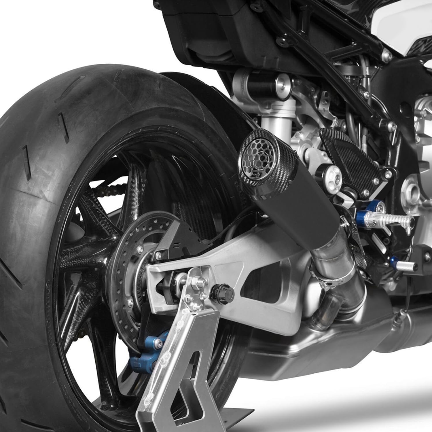 MFGZD CNC 8MM Motorcycle Swing Arm Spools Slider For Ninja650 Ninja500 ZX6R ZX10R Z650 Z900 S1000RR CBR650R CBR600RR CBR1000RR GSX8R GSXS950 GSXR600 GSXR750 GSXR1000 GSXS750