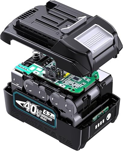 Miniatura 2 de Repuesto para batería de iones de litio de capacidad real de 40 V 4.2 Ah, reemplazo para herramientas eléctricas inalámbricas BL4025 BL4025B BL4040