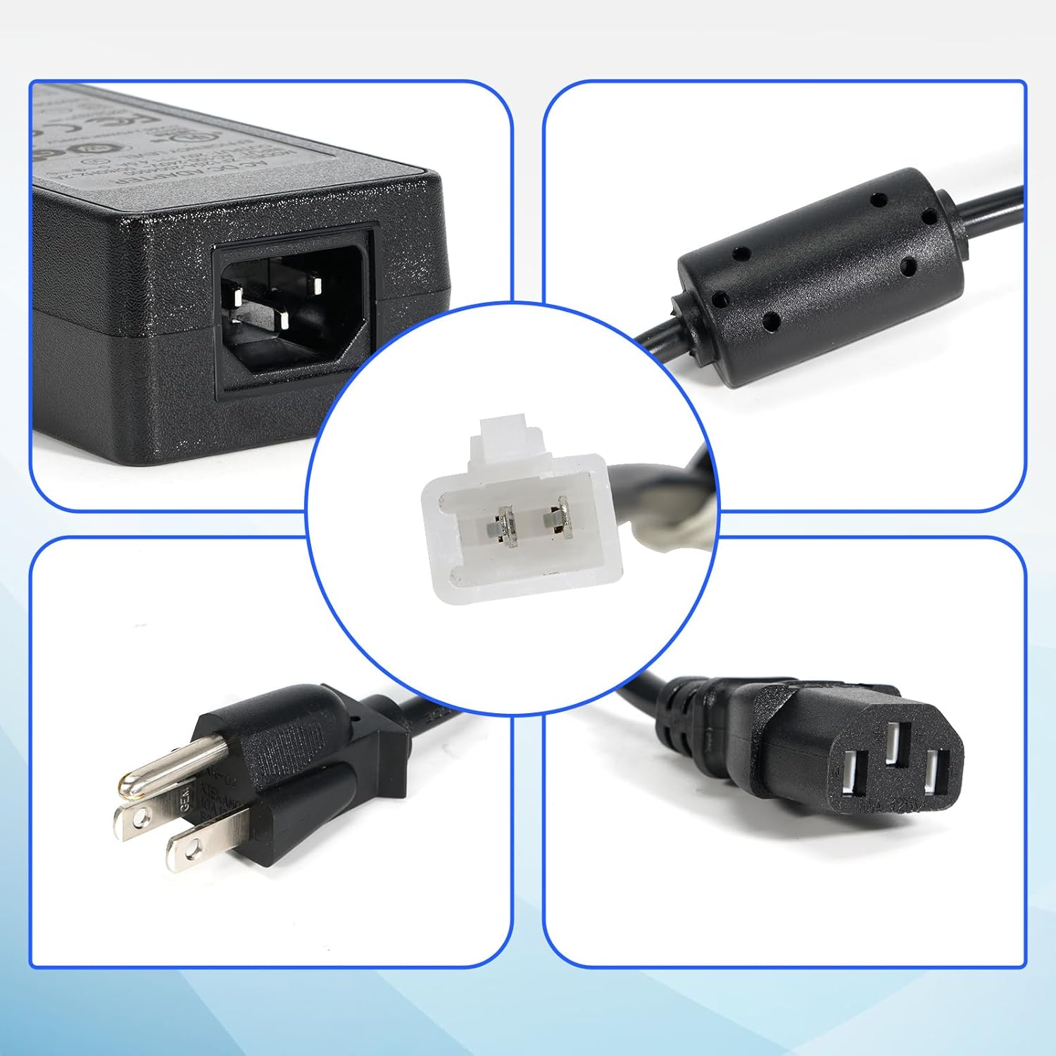 KIT0480 AC/DC Adapter 20V 4.5A Power Brick Fit for Century Ironwood Traeger Pro Redland Silverton Timberline Grilles, Switching Power Supply Cord Cable Battery Charger PSU, Replace ELE143