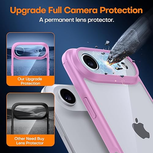 Miniatura 497 de TAURI Funda 3 en 1 para iPhone 13 Pro, [no amarilla] con 2 protectores de pantalla, funda delgada a prueba de golpes para iPhone 13 Pro, color negro