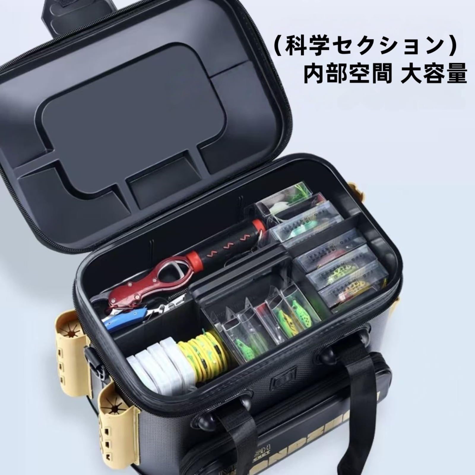 Amazon.co.jp: タックルボックス 座れるドタックルボックス ロッド