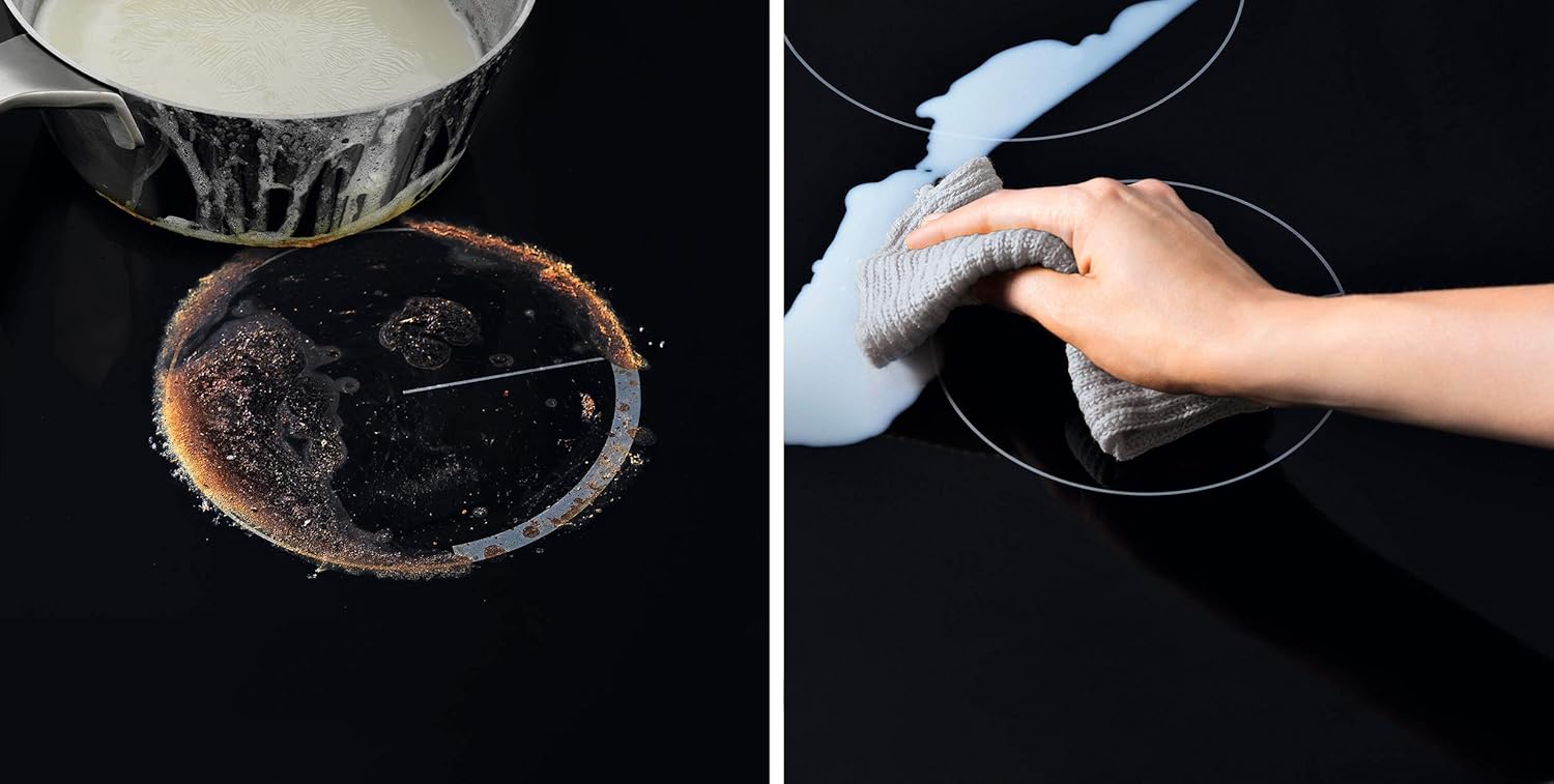 AEG IKB63301XB piano cottura Nero, Acciaio inossidabile Incasso A induzione