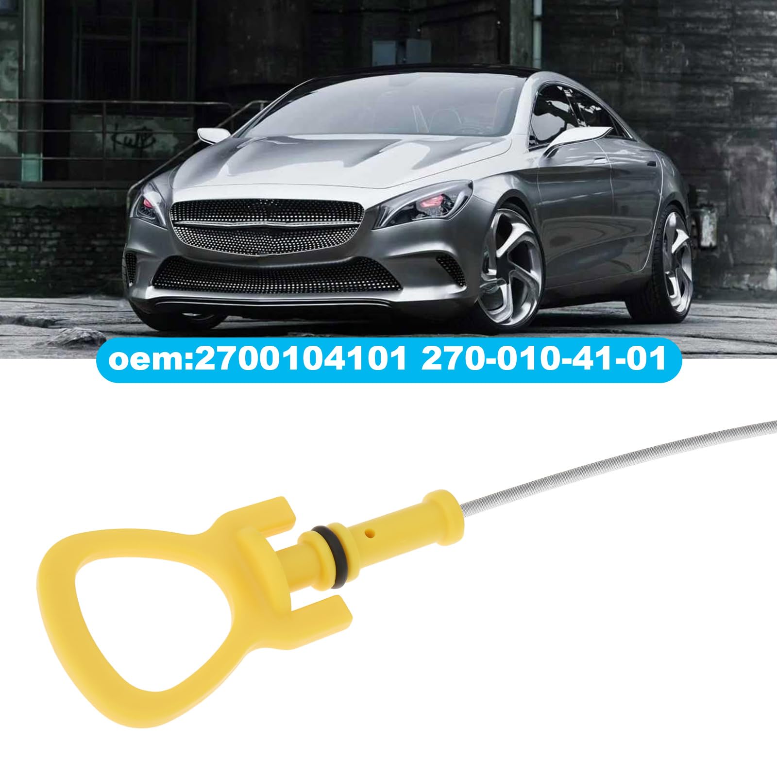 Pomadka do oleju 2700104101 270-010-41-01 kompatybilna z Mercedes-Benz klasa A W176 2012-2018 klasa B W242 W246 2011-2018 GLA X156 2013-2019