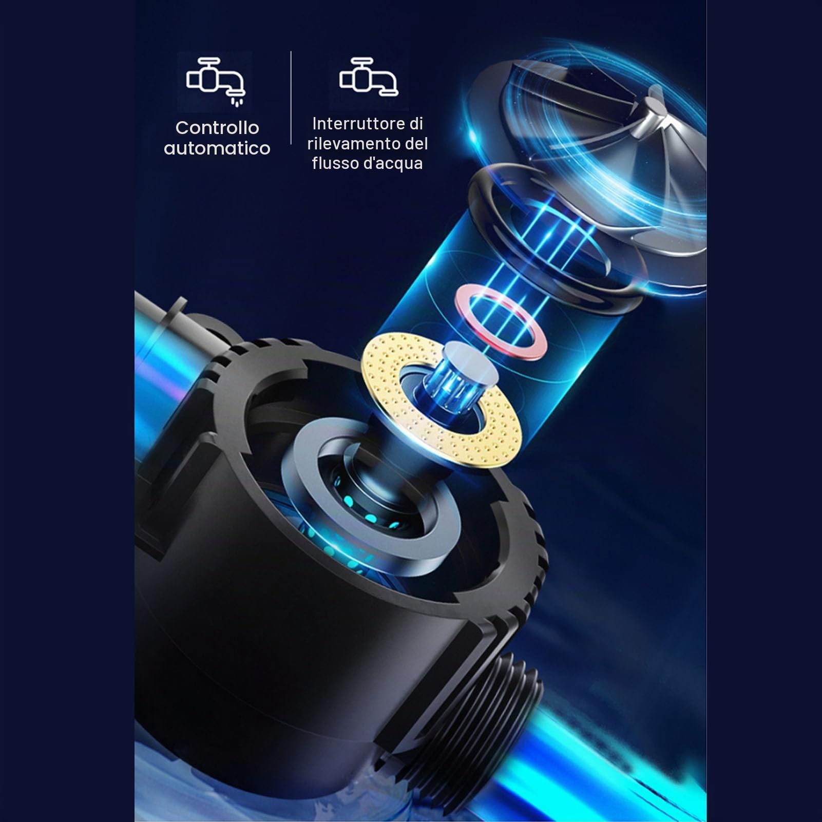 Ejoyous Aumentare la Pressione Dell'acqua Pompa, Pompa per Aumentare la Pressione per la Dell'acqua Booster di Automatica 100W 150W 200W con (Spina europea)