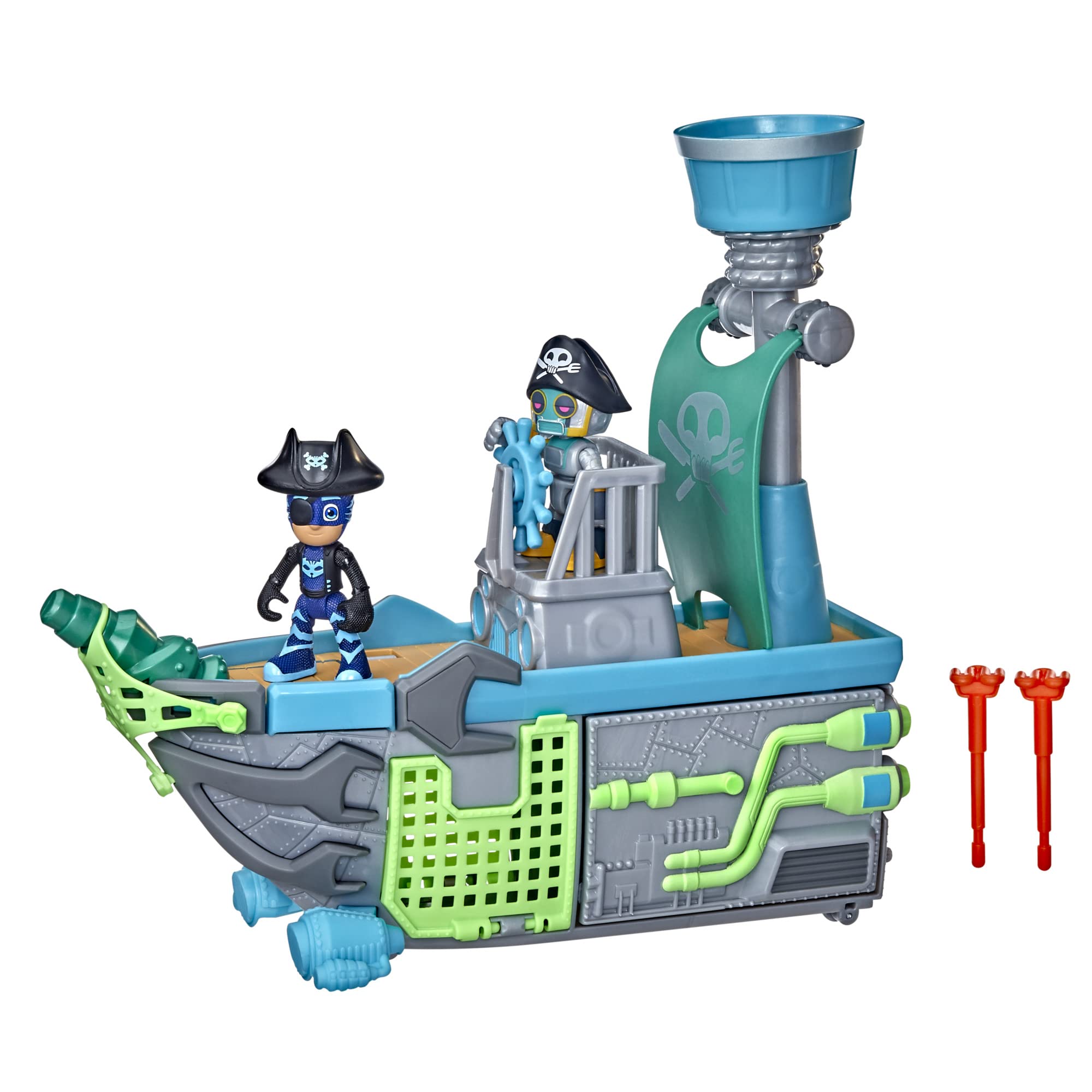 Buy Hasbro PJ Masks Sky Pirate Battleship Preschool Toy, Vehicle