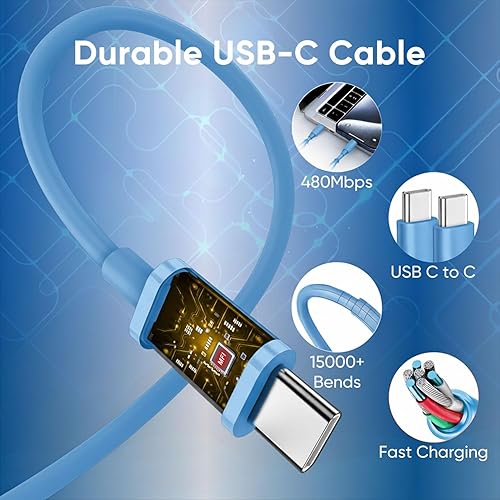 Miniatura 7 de Cargador para iPhone 15 16 de carga rápida, bloque de cargador USB C de 30 W con cable de 3 metros para iPhone 15 16 Plus Pro Max/iPad Pro/AirPods,