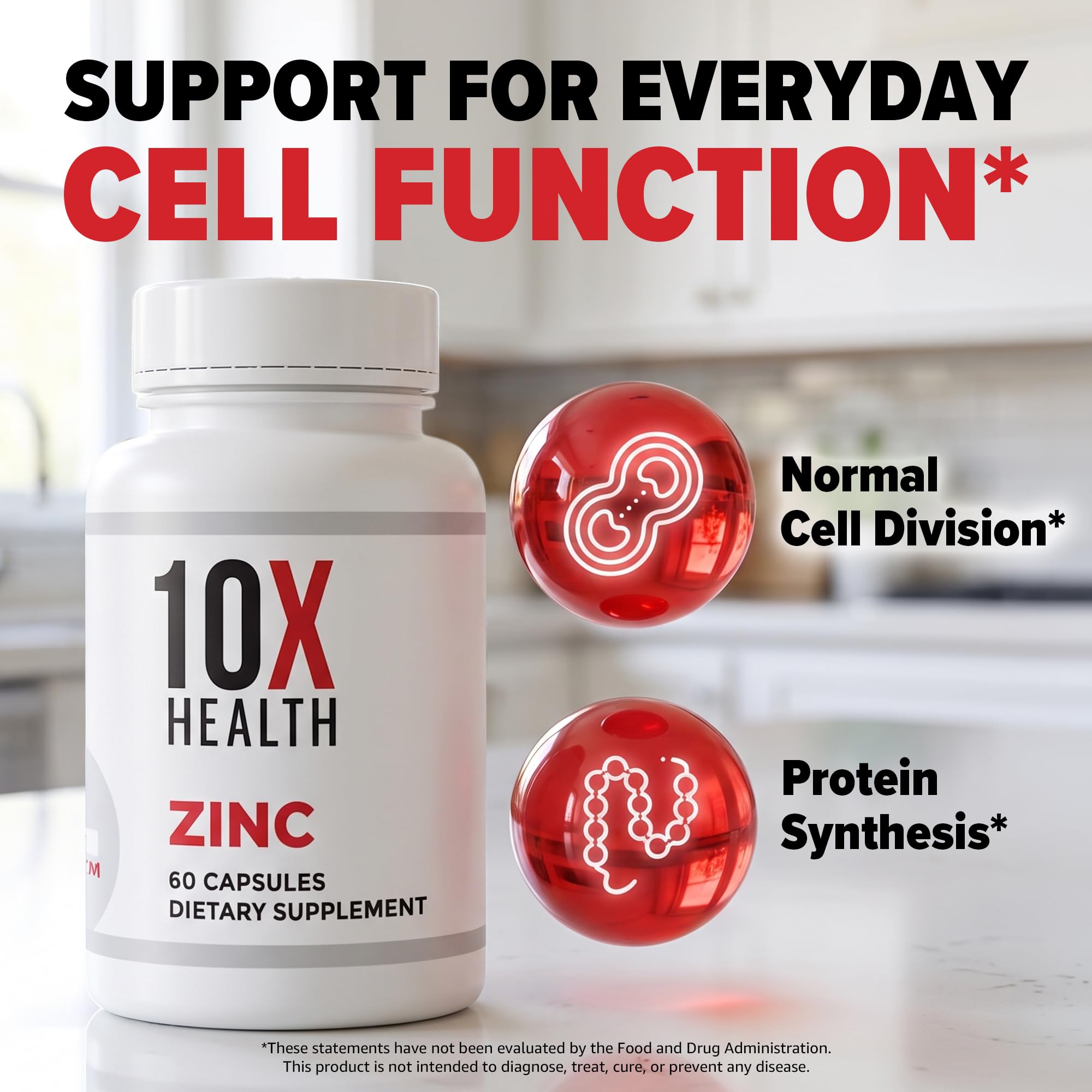 10X Health Zinc Picolinate 30 mg Supplement - 60 Capsules — Amazon image 3