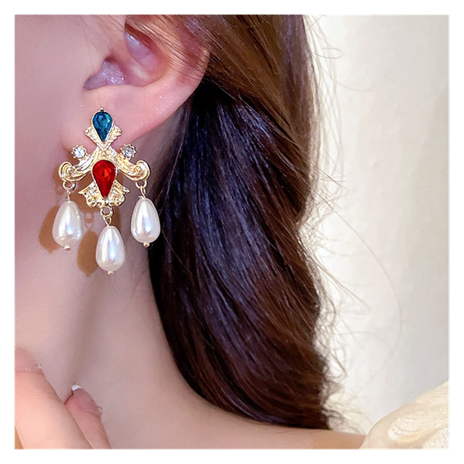Boucles d'oreilles pour femmes en perles légères qui ne fatiguent pas - 6