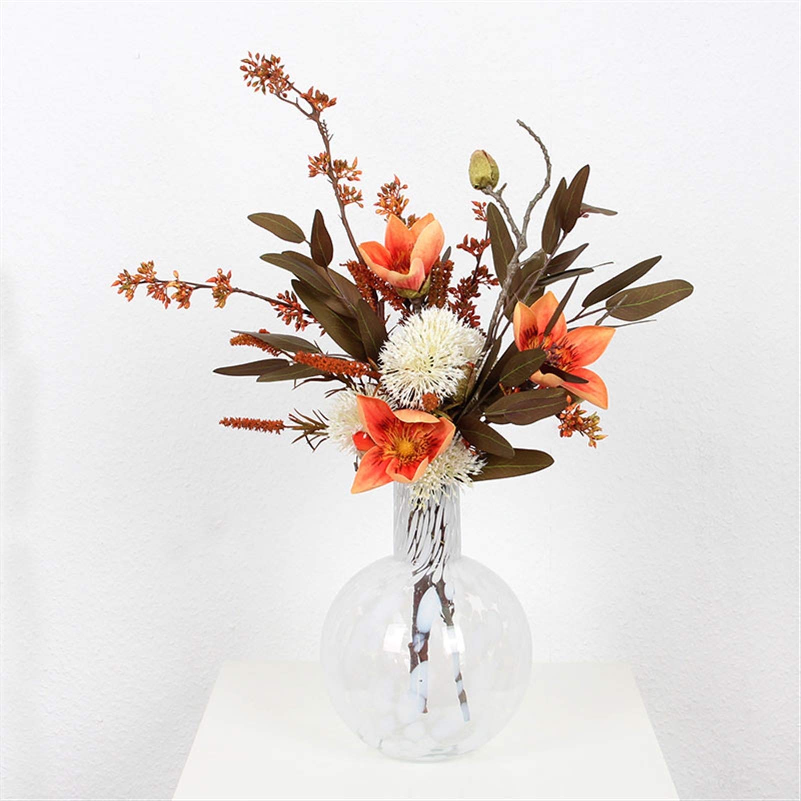 Plantes artificielles decoration interieure et bouquet de fleurs en pot