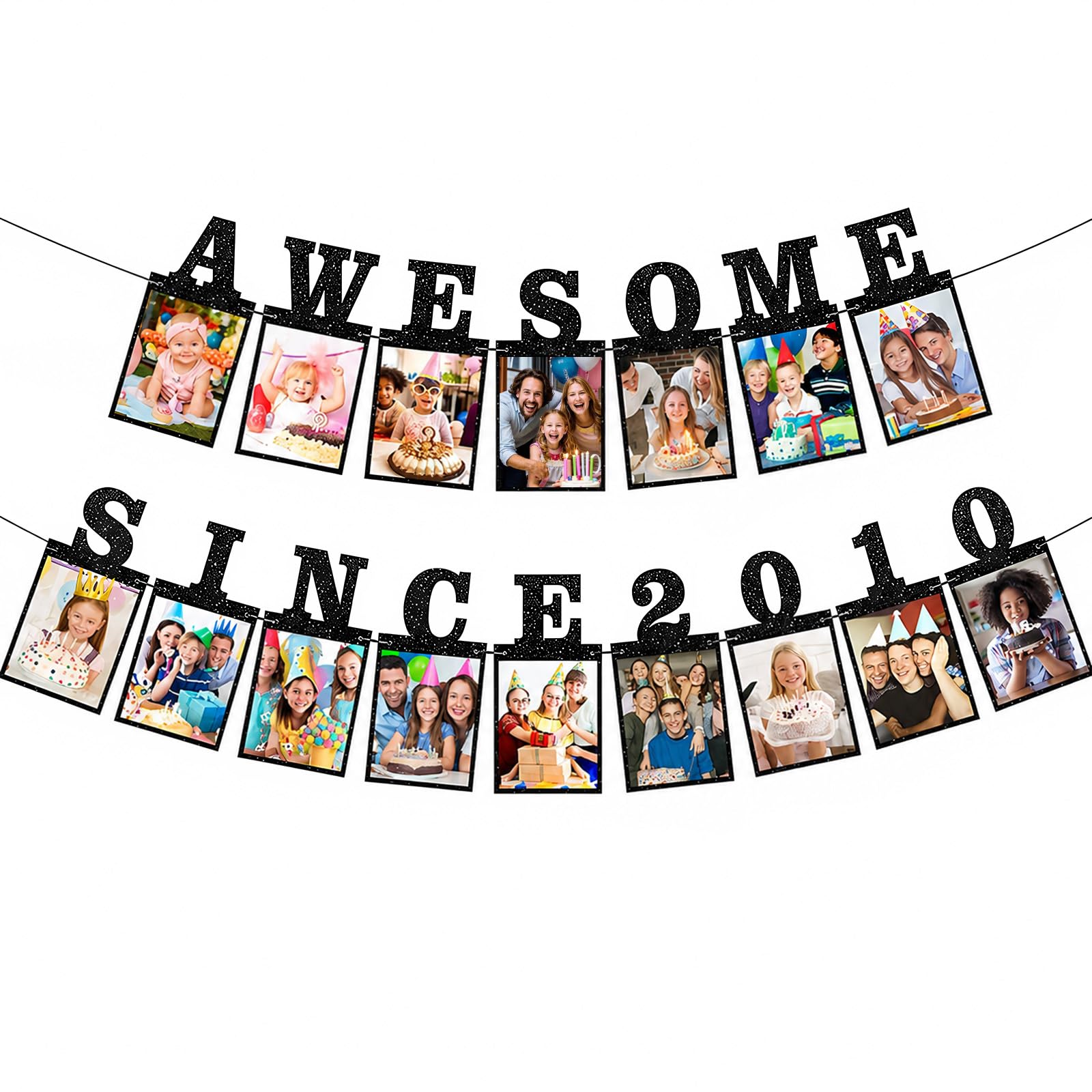 16th Birthday Decorations Banner, “Awesome Since 2010” 16 Year Banner
