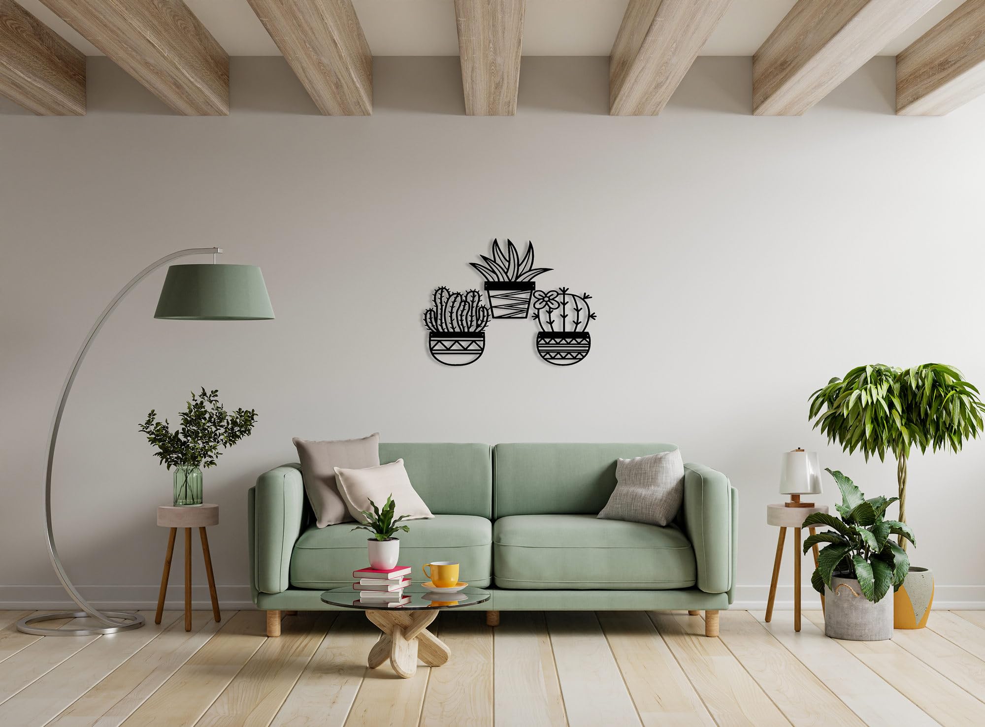 Décoration murale métal noir pour une ambiance maison cocooning