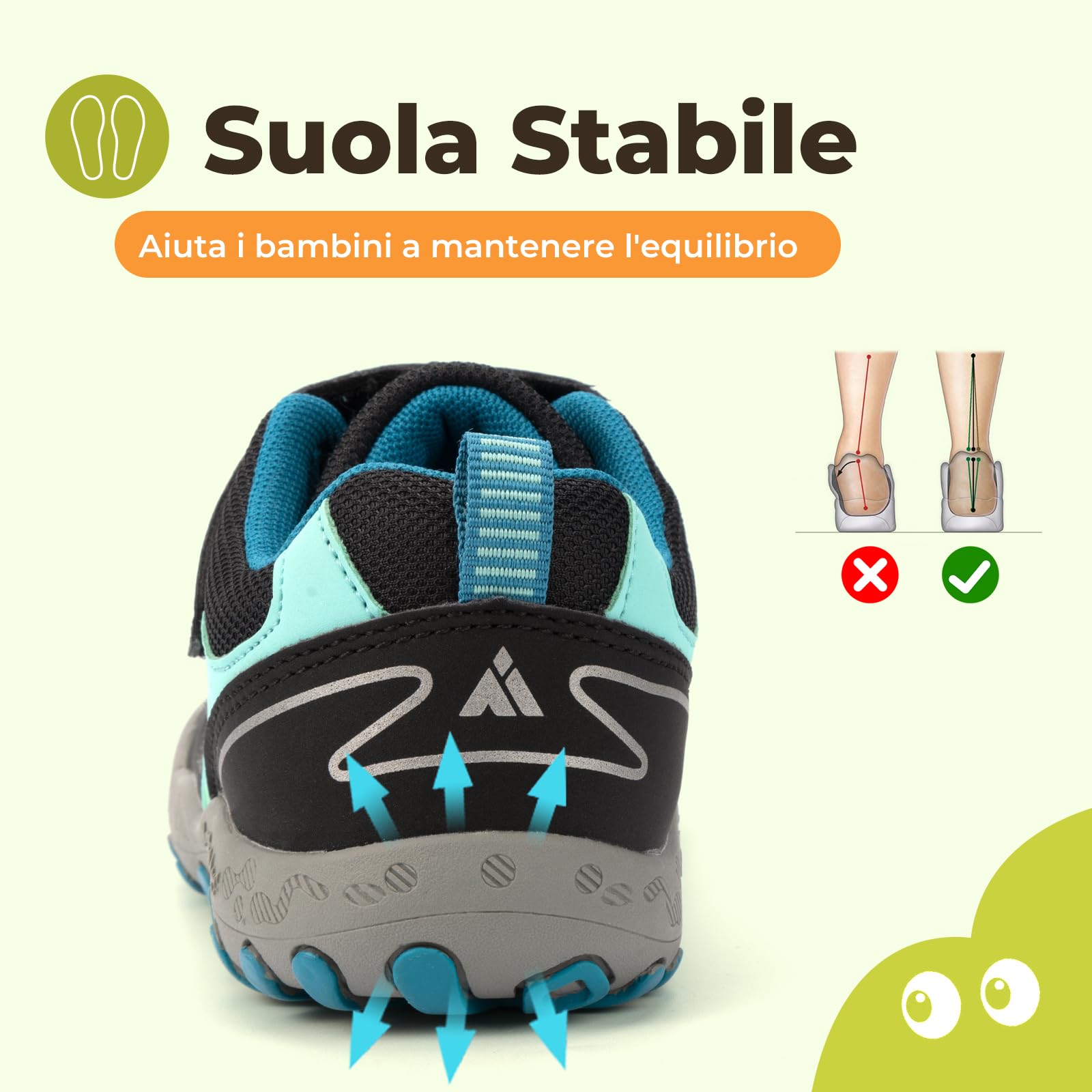 Mishansha Scarpe da Trekking Bambino Estive Ragazzi Ragazza Fitness Scarpe da Ginnastica