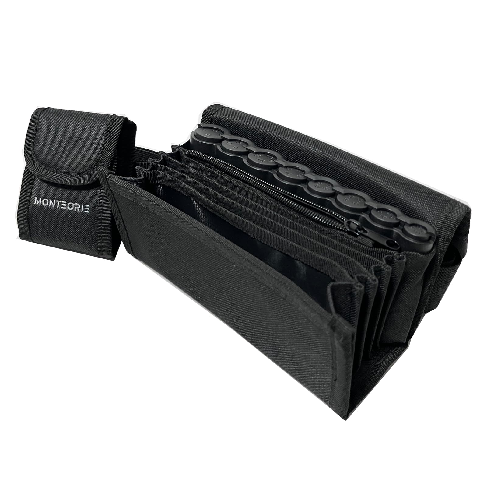 Sacoche de Service Professionnels de la Vente avec Monnayeur Euro et Compartiment TPE Carte Bancaire - Sacoche Ceinture Sécurisée avec Verrou et Fermetures AimantéES