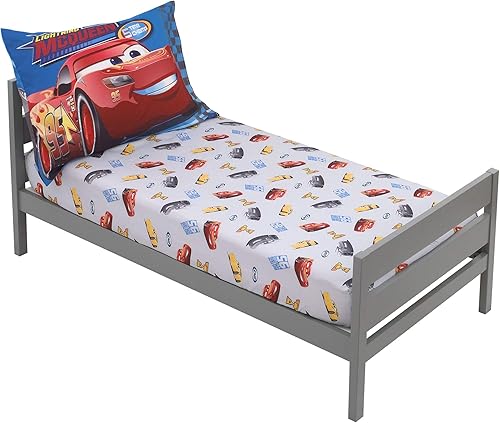 Disney Cars - Juego de sábanas de 2 piezas para niños pequeños