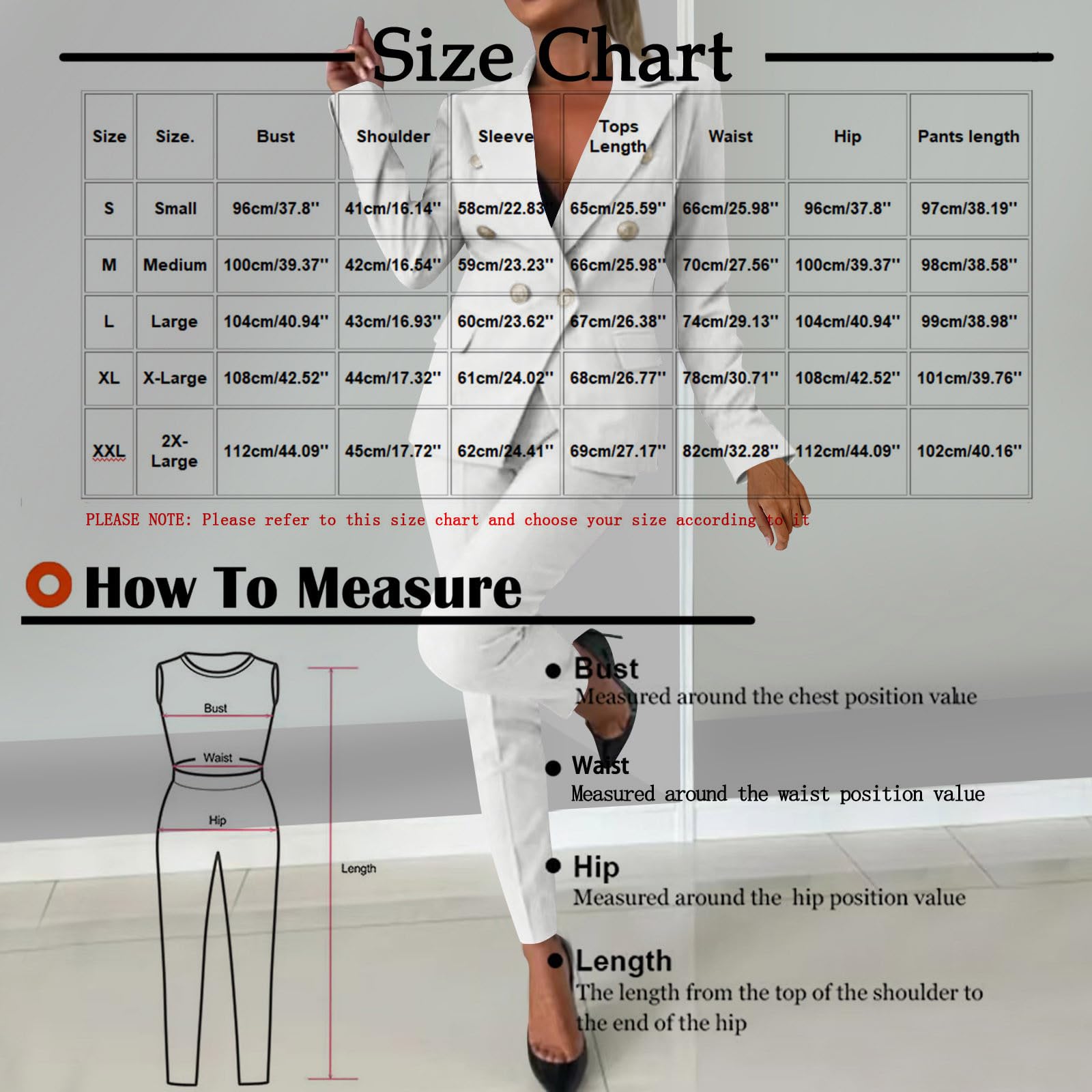 2025 Hosenanzüge Damen Elegant Curvy Sommer Hosenanzug Business Anzug Set Zweiteiler Einfarbig Blazer Hose Festlich Lange Hosenanzüge Sportlich Slimfit Streetwear Frauen Baumwolle Freizeitanzug