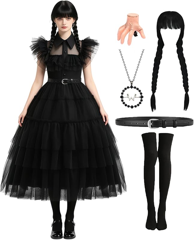 6pcs Cute Adult Halloween Costumes Set for Women Family Party