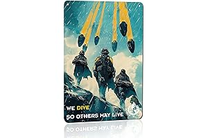 Helldivers 2 | Gamer Helldivers 2 Room Decor - Metal Signs 12×8...