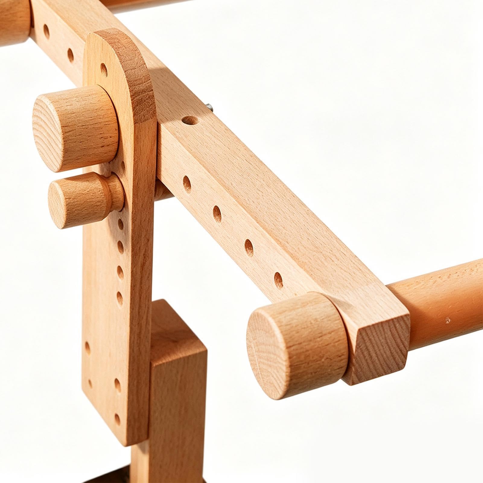 Soporte Bastidor De Bordado Madera, ahorrador de espacio, con ángulo | Soporte para Bordado Regalo Cumpleaños y Práctico Esposa, Abuela, Principiante, Experto