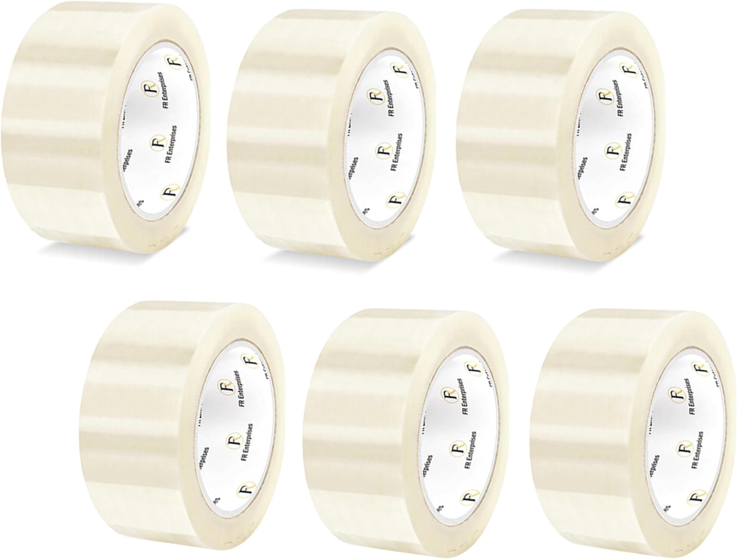 Heavy Duty Clear Packing Tape - 6 Rolls of 48mm x 66m Strong Packaging Tape - Sticky Parcel Tapes for Boxes, Postage, Moving House - FSC Certified Shipping Tape for Wrapping Cardboard Box and More
