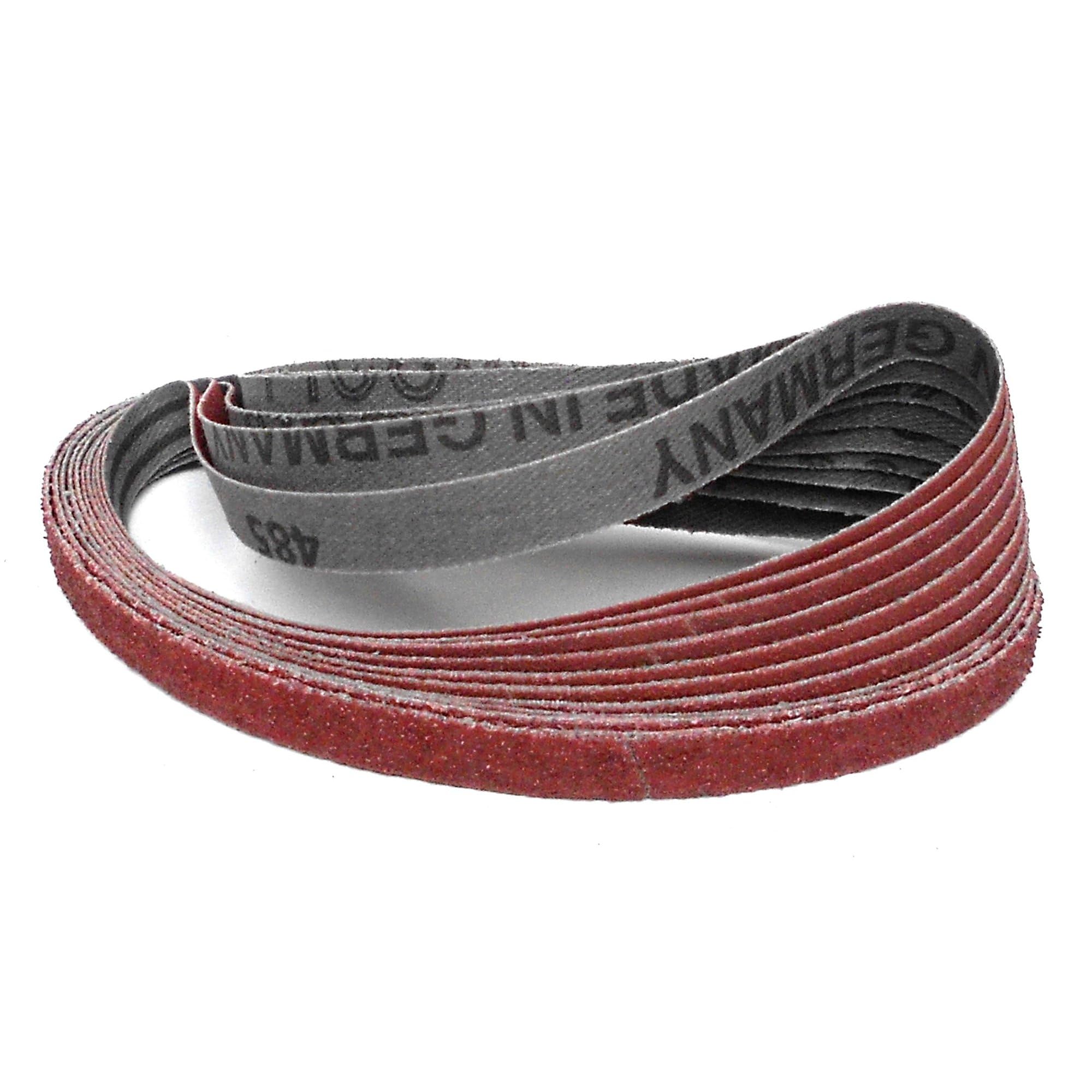 Nastro abrasivo CS310XF – 75 x 533 mm – Grana P40 – 20 pezzi – per metallo, acciaio inossidabile, legno – base tessuto flessibile e resistente agli strappi – Nastri abrasivi professionali