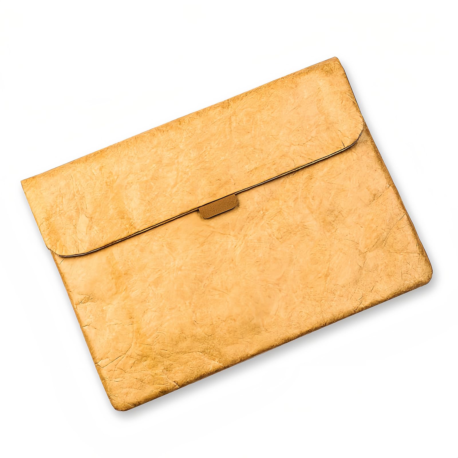 Papierowa kopertówka retro – przenośny pokrowiec na tablet i dokumenty z wodoodporną wkładką do pracy, szkoły i na prezent