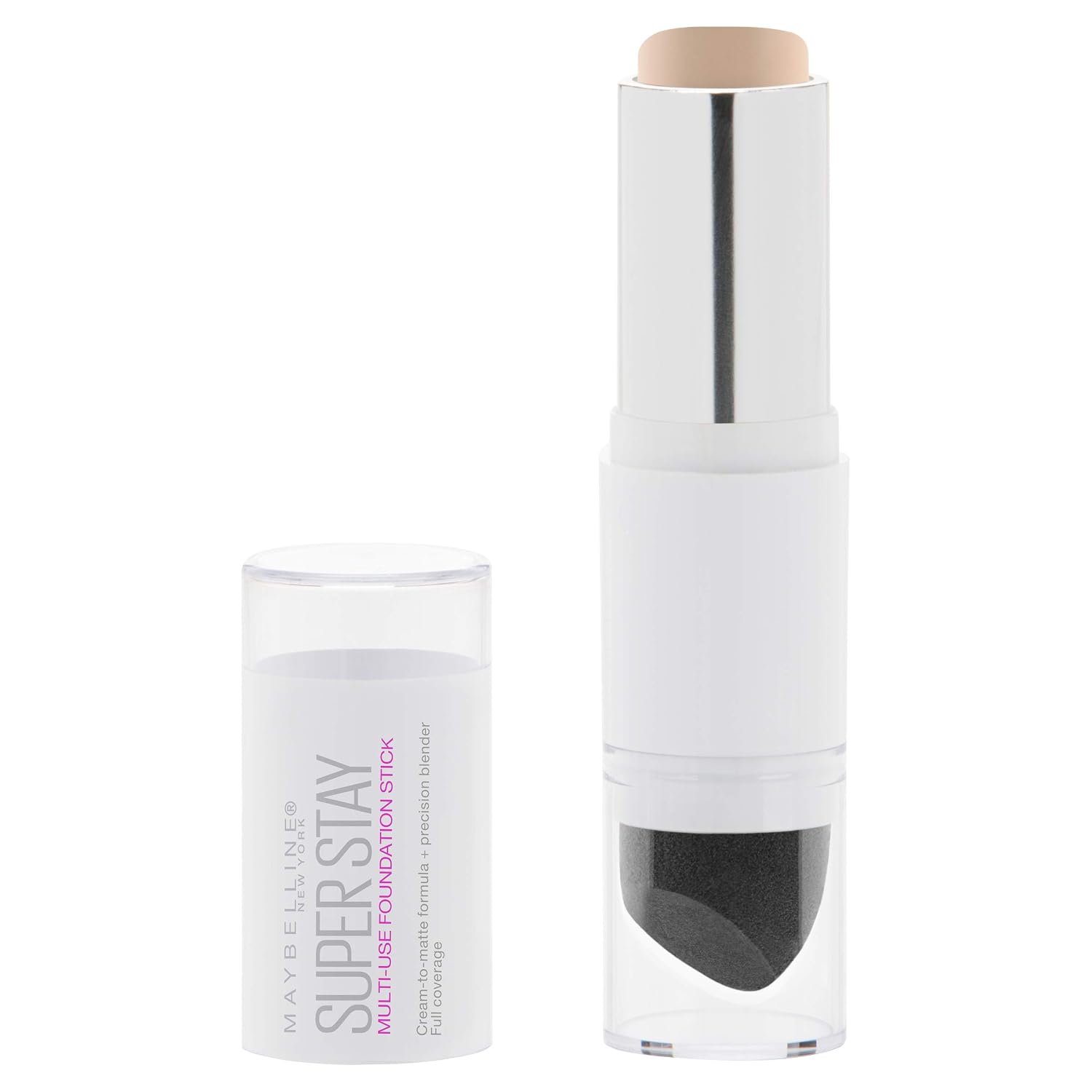 Maybelline Super Stay Foundation Stick For Normal to Oily Skin, Natural Ivory, 0.25 oz.