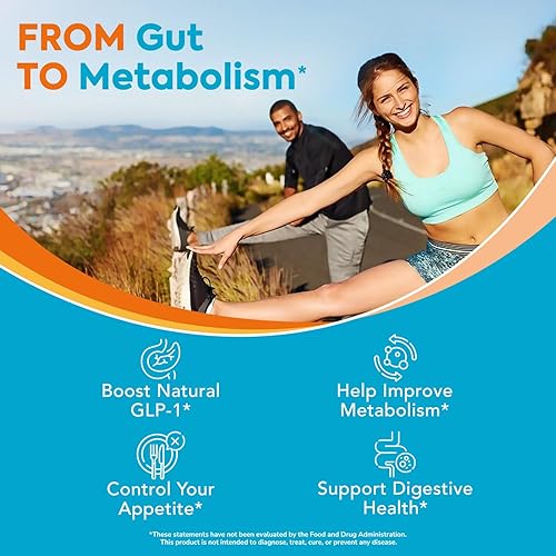 Vista 4 de Akkermansia Probiotic GLP-1, 1 Billion TFU, Akkermansia Muciniphila with Prebiotic Inulin, for Men & Women, Vegan, Non-GMO, 30 Caps