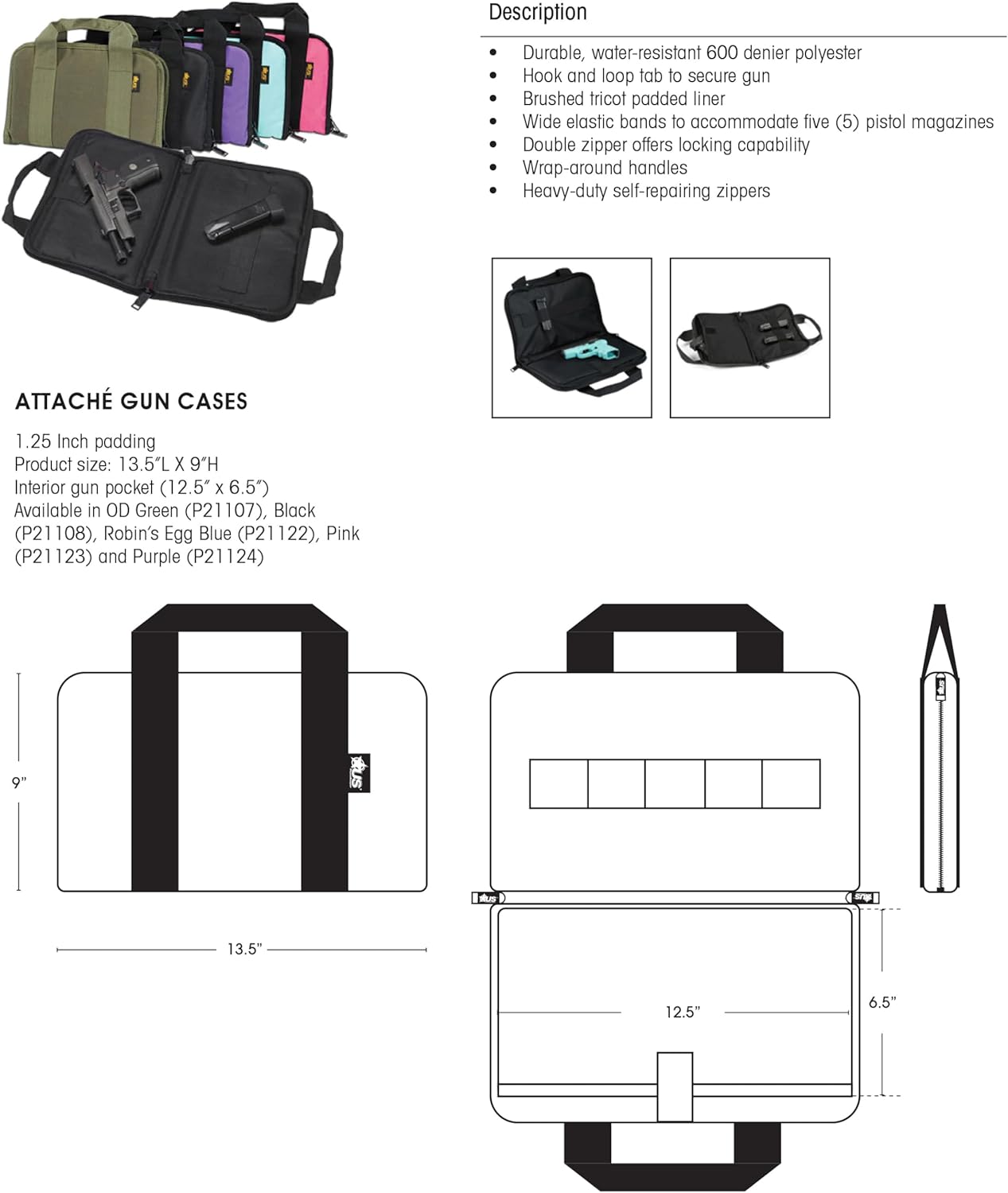 US PeaceKeeper Attache Gun Case - Image 6