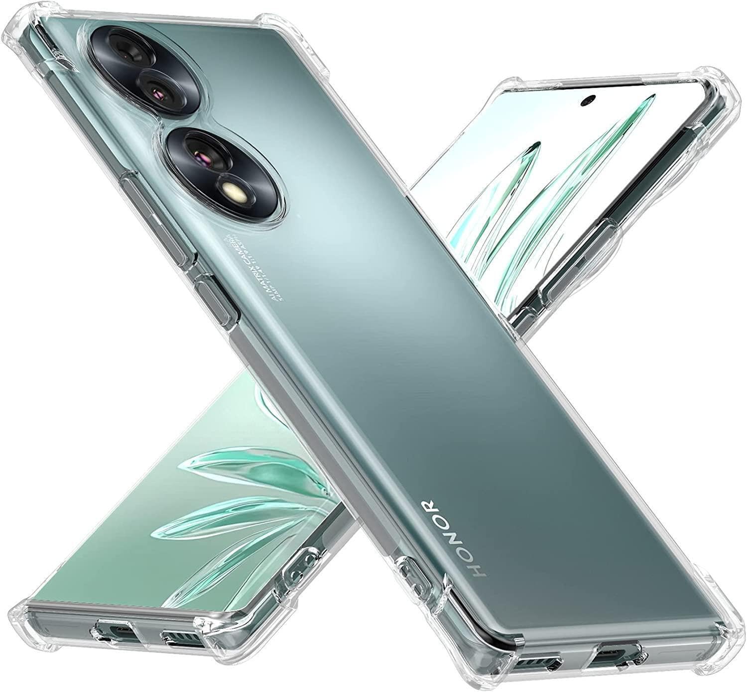 Krkis Shockproof Crystal Clear Back Cover Case for Honor 90| 360 Degree Protection | Protective Design |Transparent Back Cover Case for Honor 90 5G -OG Transparent (B0CKBKD82N) Amazon Price History, Amazon Price Tracker