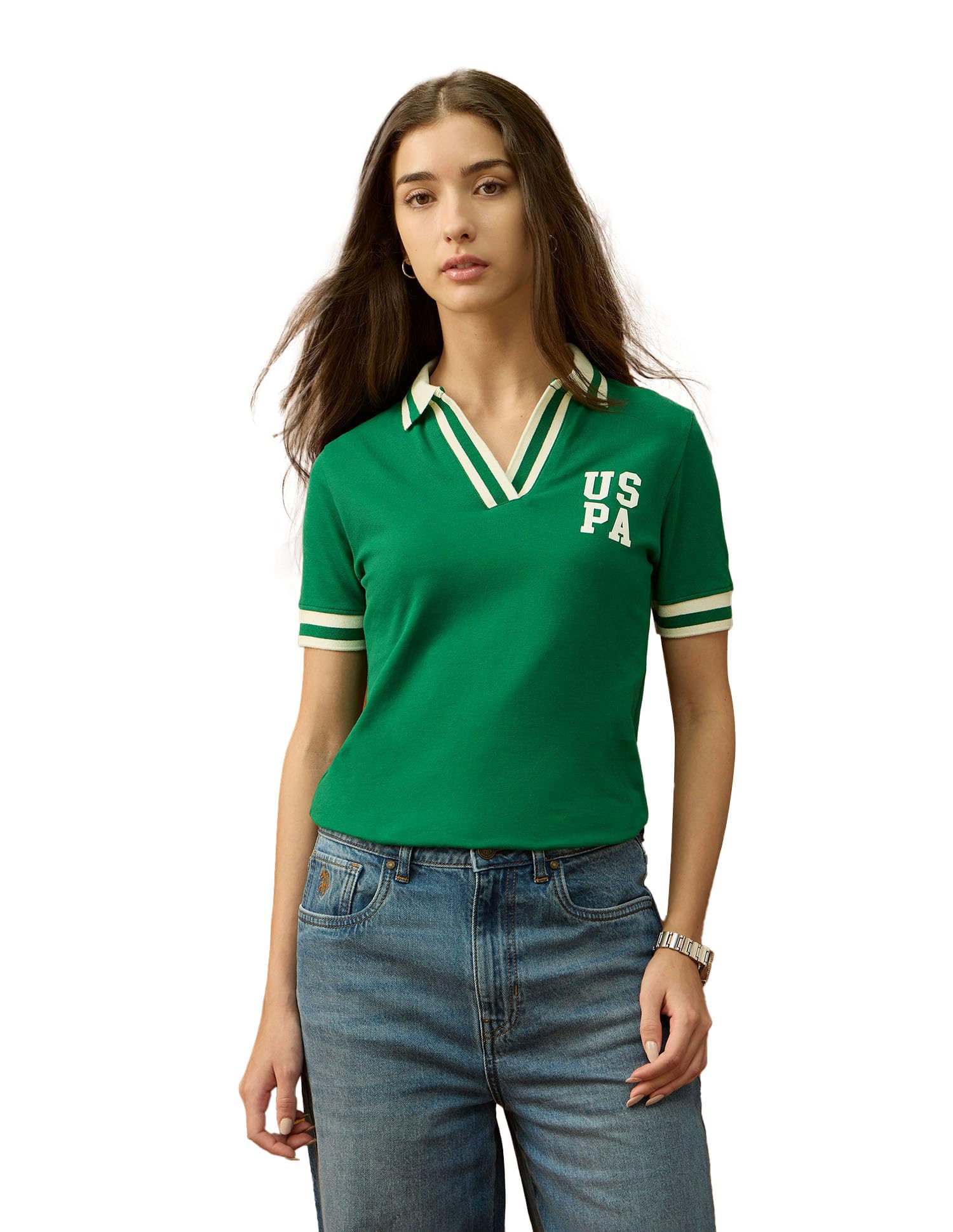 Women's Regular Fit Polo Shirt (UWAW25PTS397