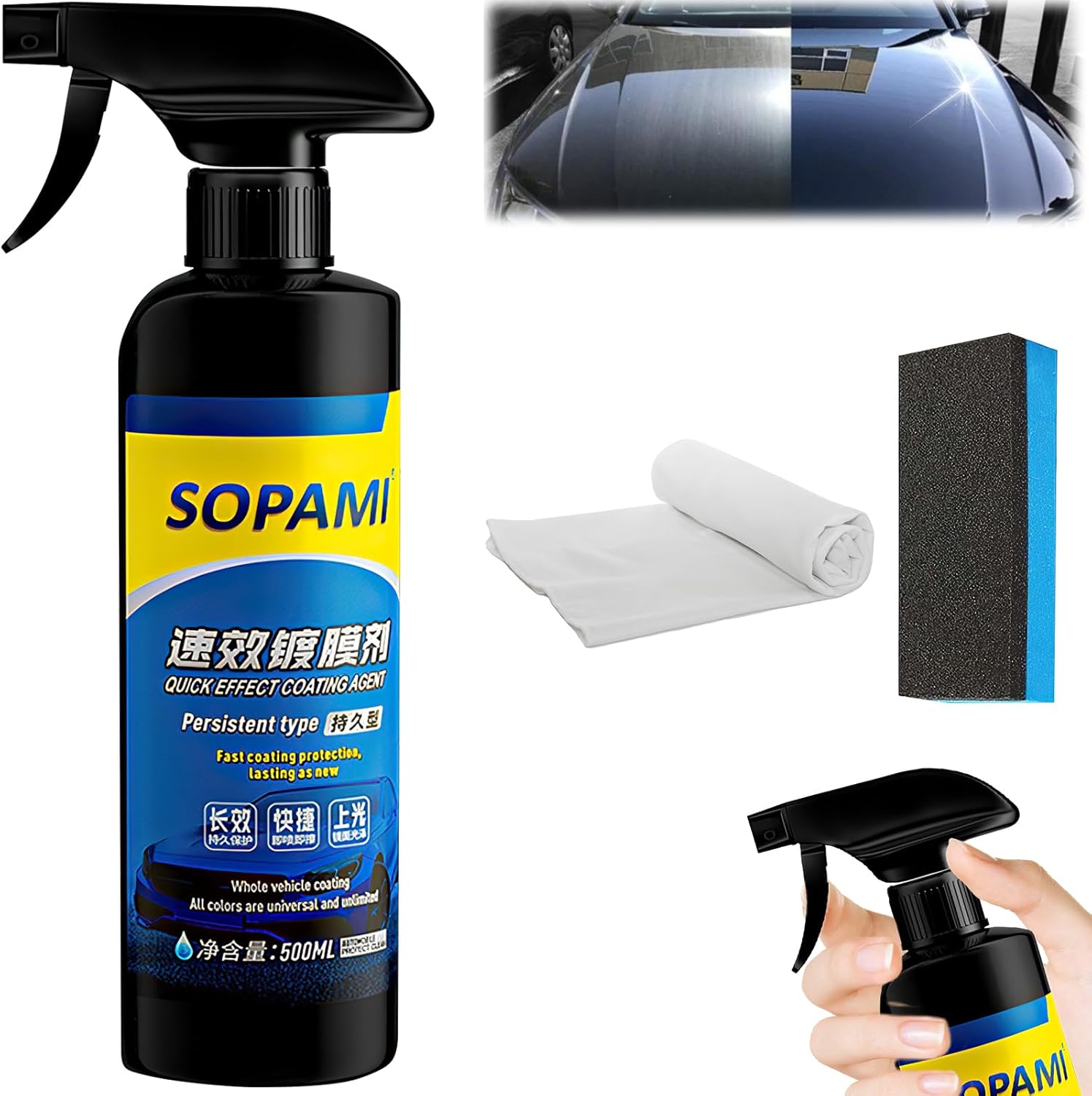 Sopami Spray Anti Rayure Pour Voiture Carrosserie, Lymex Polish