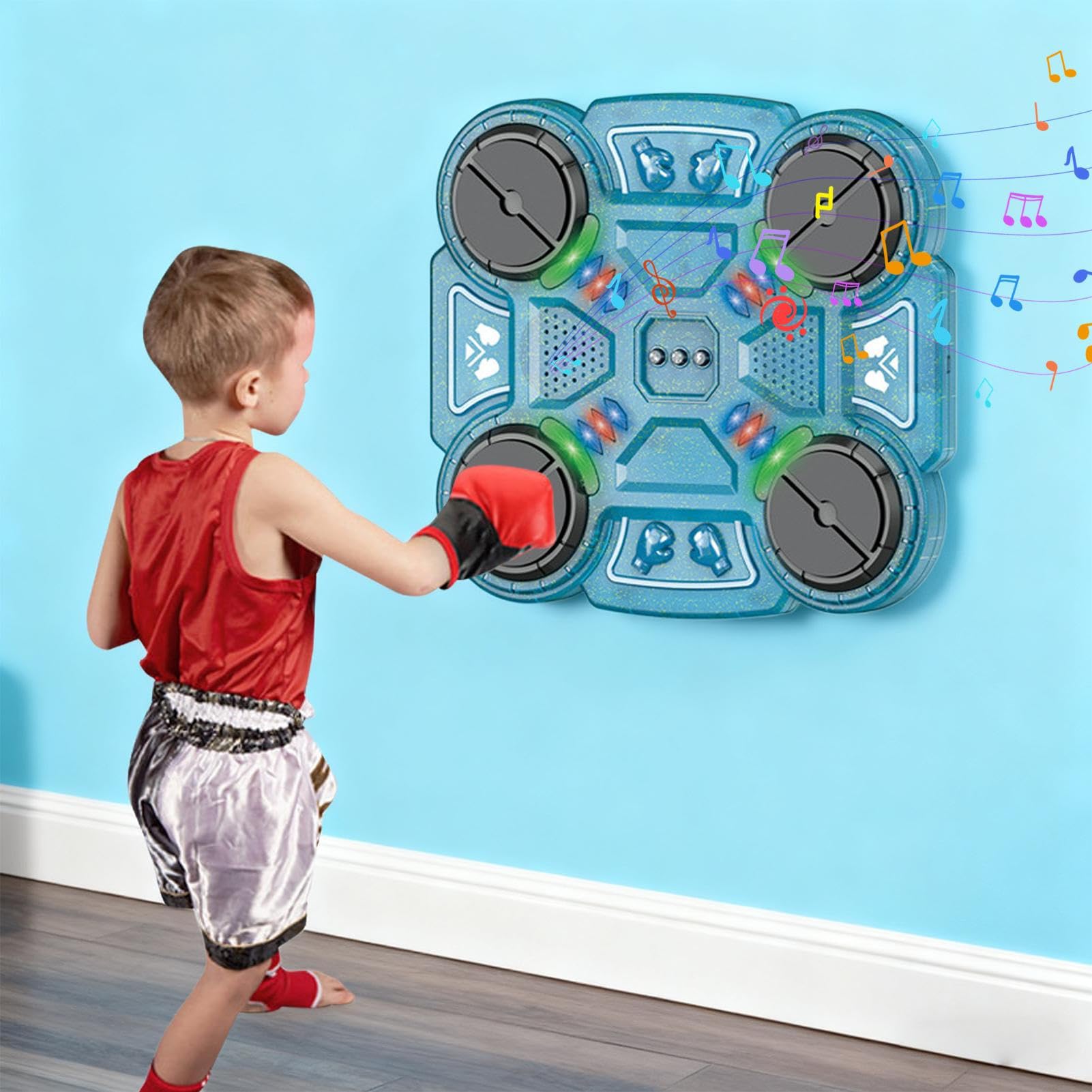 Macchina Da Boxe Musicale Per L'Allenamento Ricaricabile USB Tre