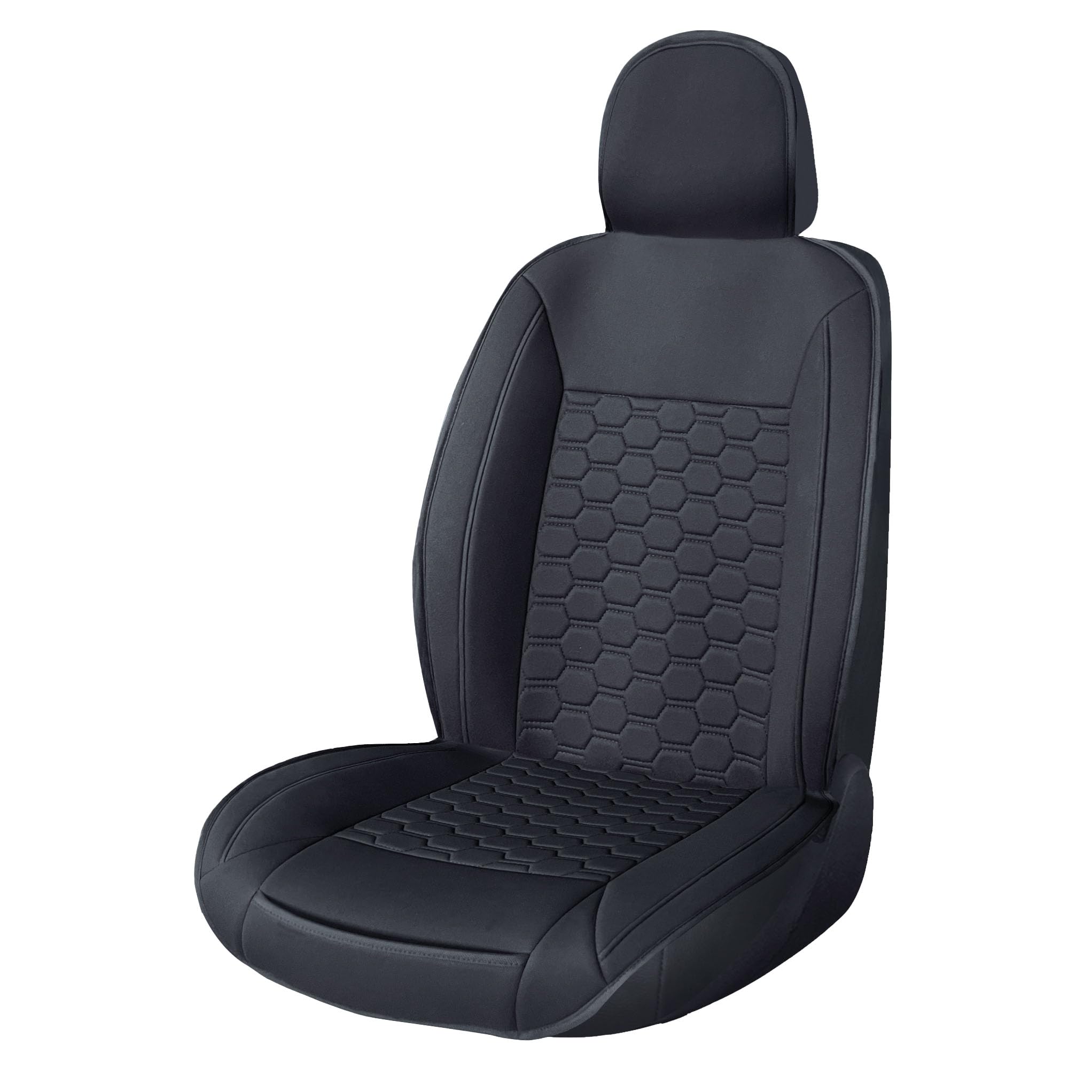 SUMEX Car Seat Backrest Model Tourer Black Made with Fabric Universal Seat Protector