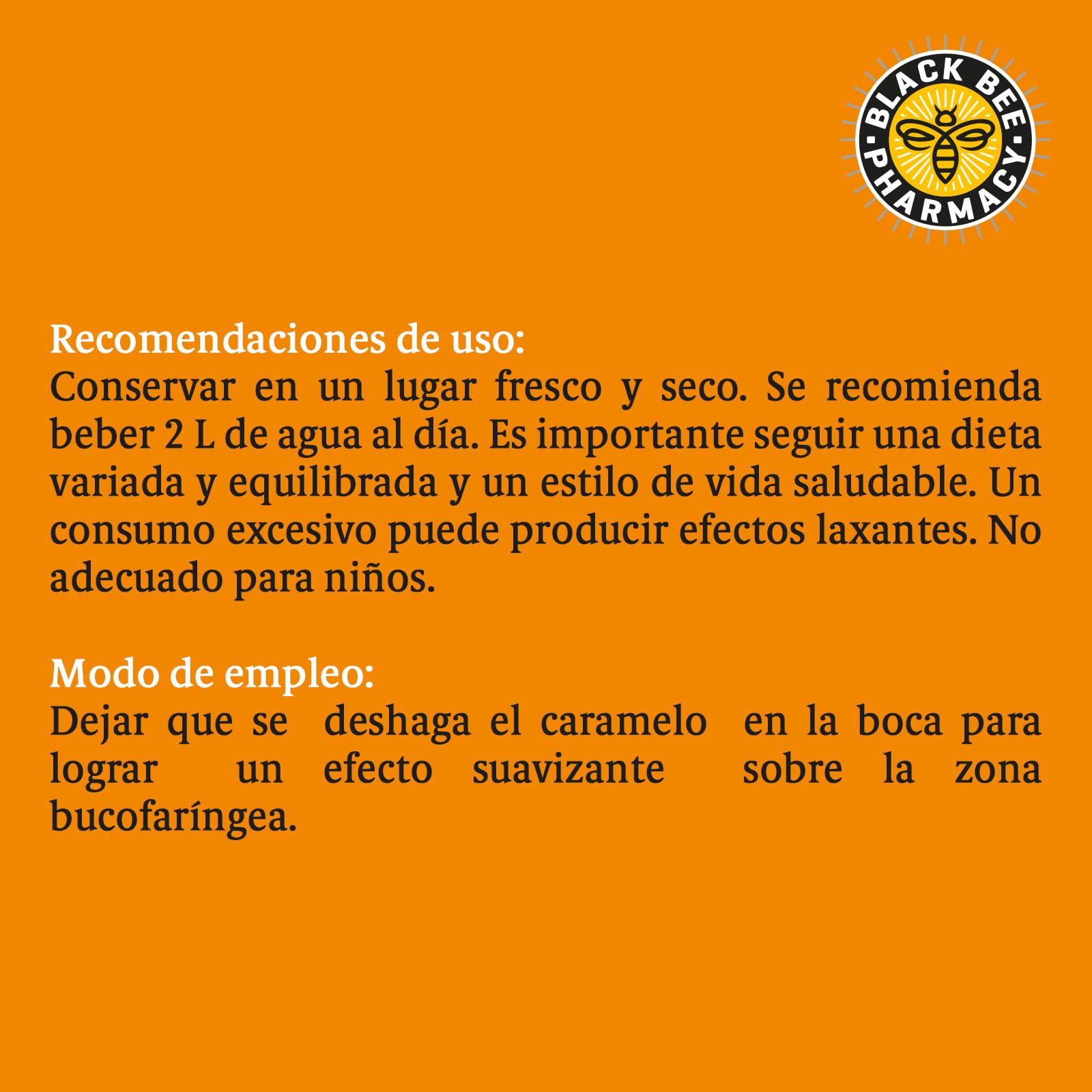 Black Bee Caramelos de Jengibre con Própolis y Vitamina C, 18 ud.